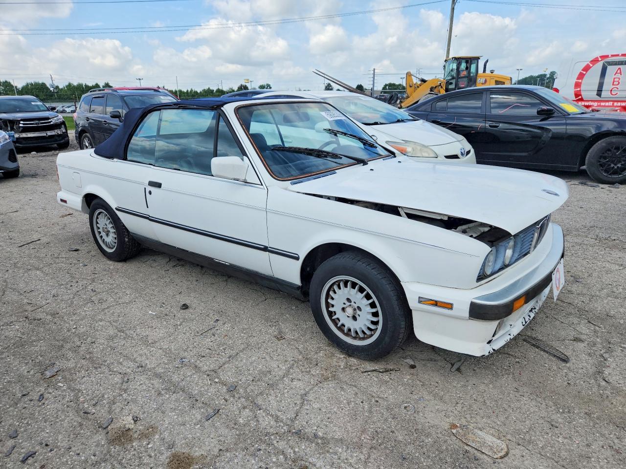 1989 Bmw 325 I White vin: WBABB1300K8275079