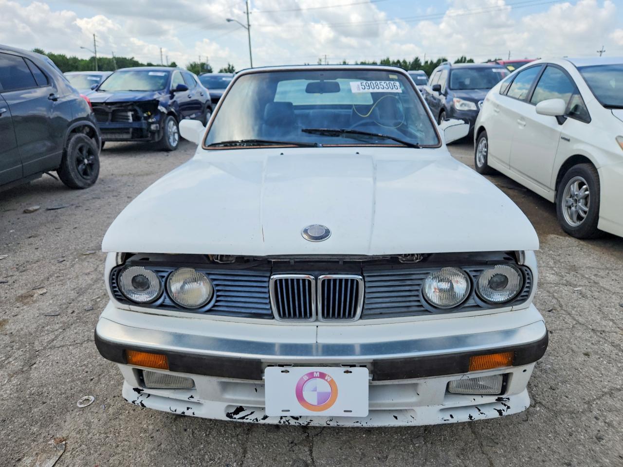 1989 Bmw 325 I White vin: WBABB1300K8275079