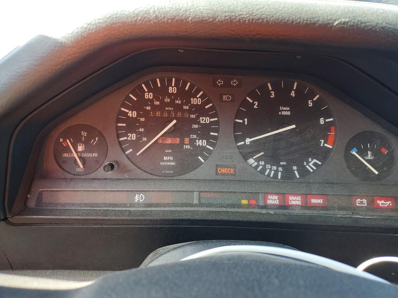 1987 Bmw 325 I Черный vin: WBABB1305H1929429