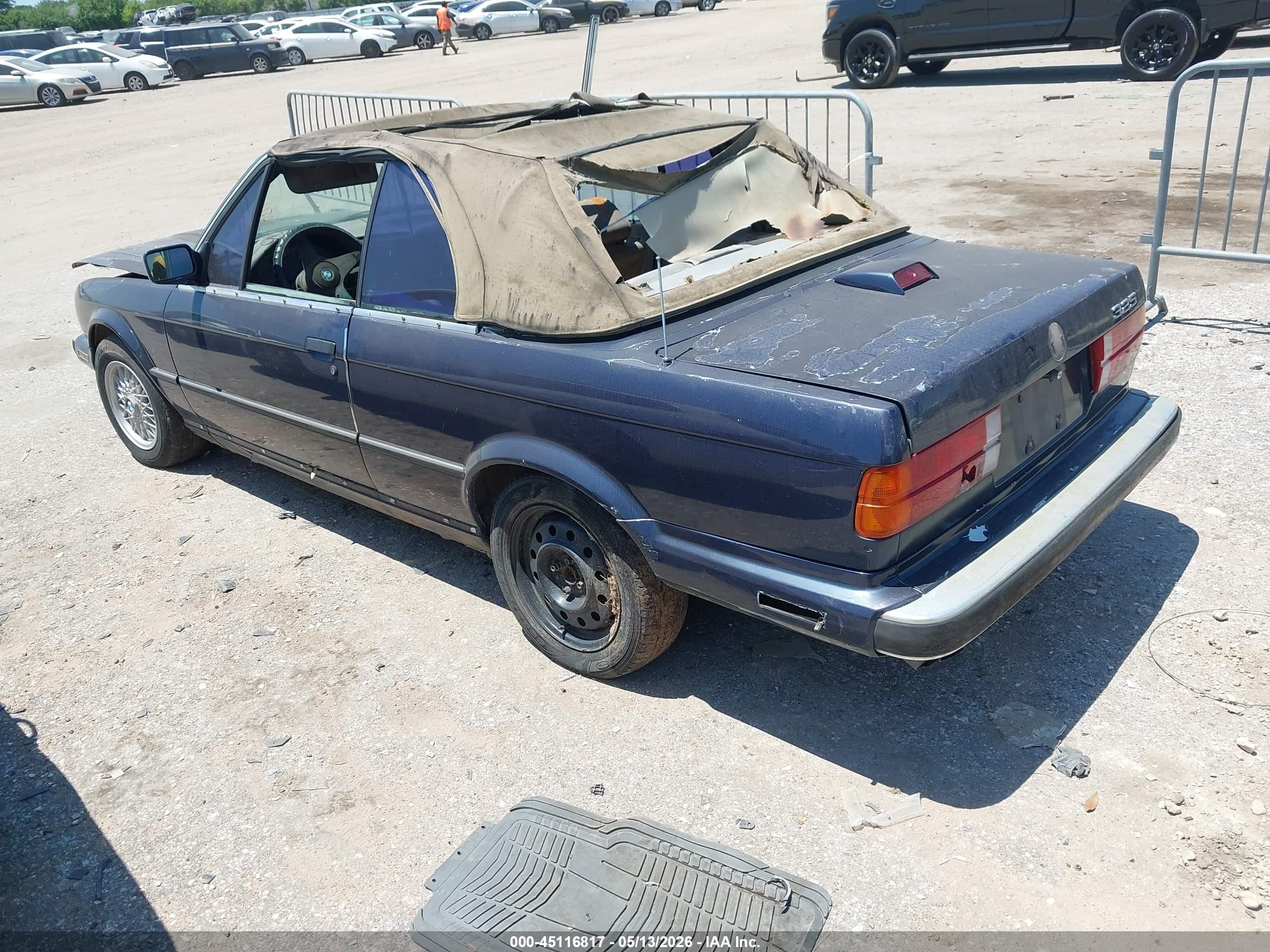 1987 Bmw 325 I Синий vin: WBABB130XH1926512