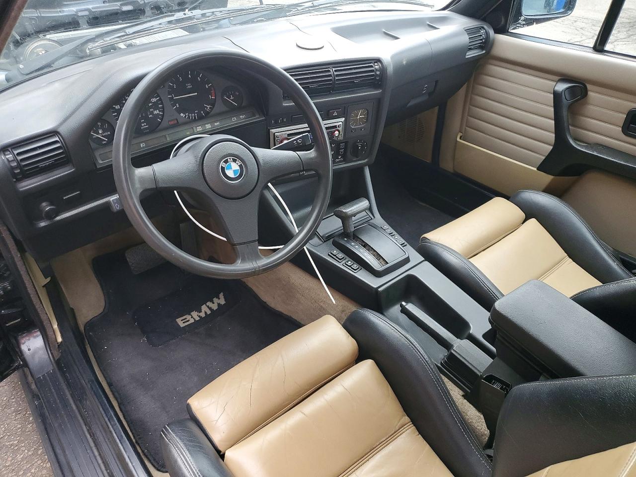 1987 Bmw 325 I Automatic Black vin: WBABB2303H1941861