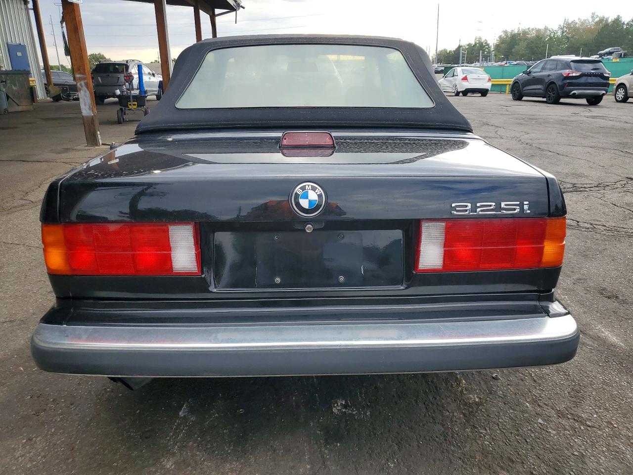 1987 Bmw 325 I Automatic Black vin: WBABB2303H1941861