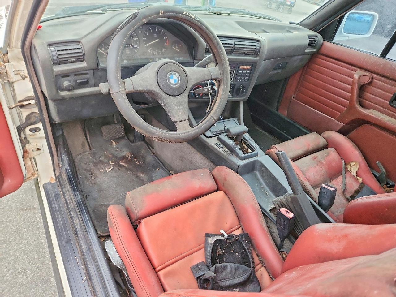 1987 Bmw 325 I Automatic White vin: WBABB2304H1943392