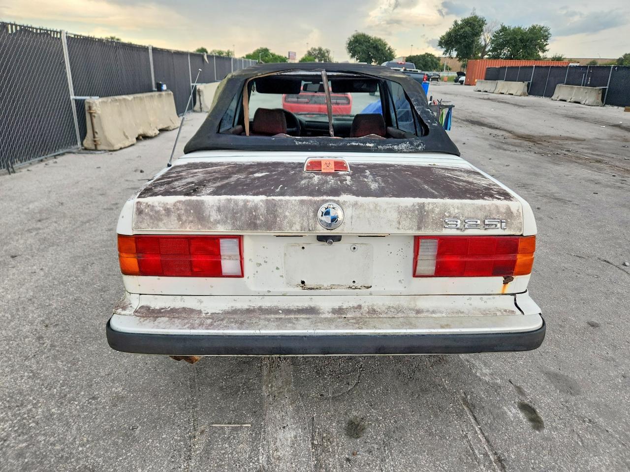 1987 Bmw 325 I Automatic White vin: WBABB2304H1943392