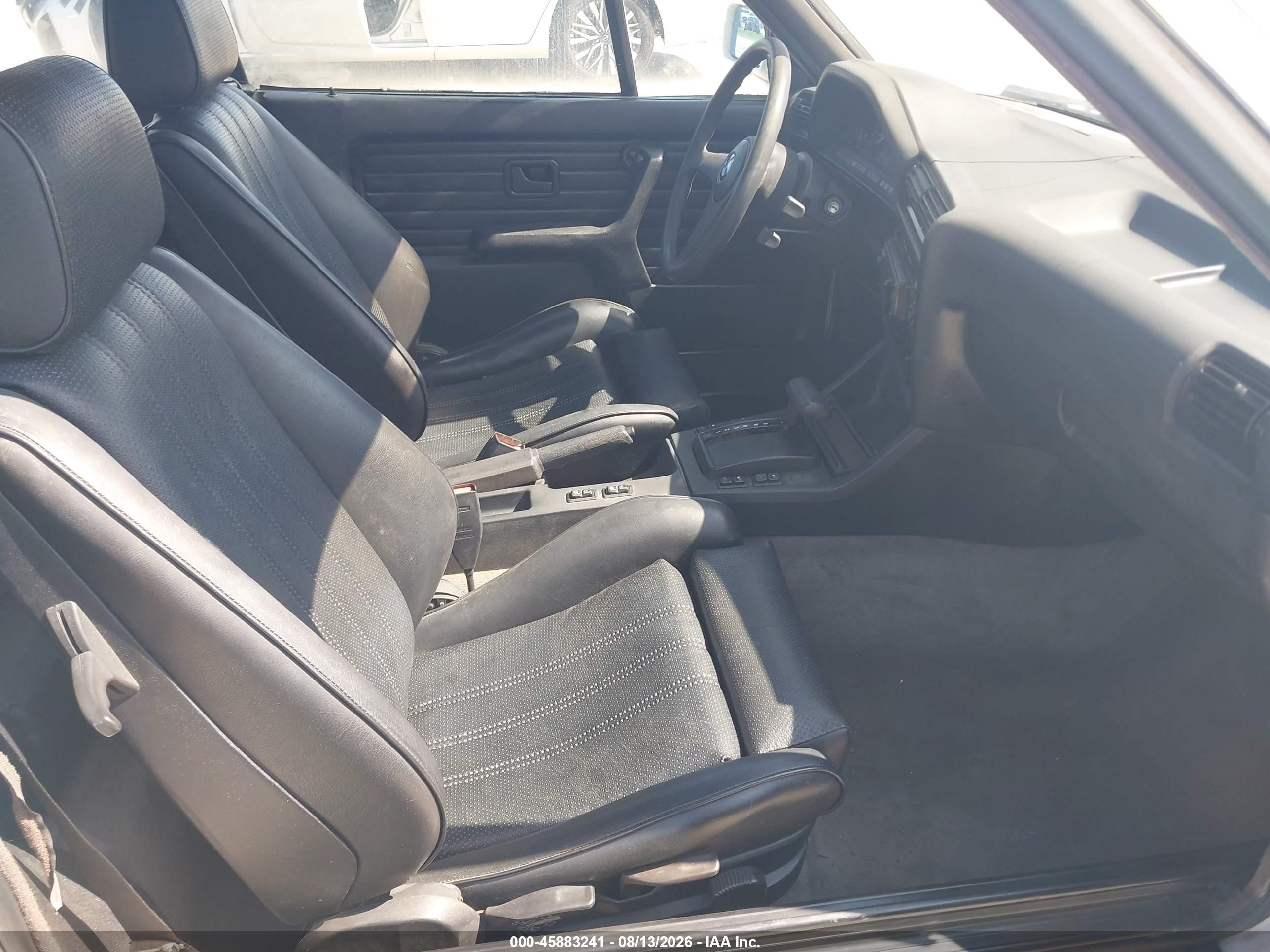 1989 Bmw 325 I Automatic White vin: WBABB2306K8862022