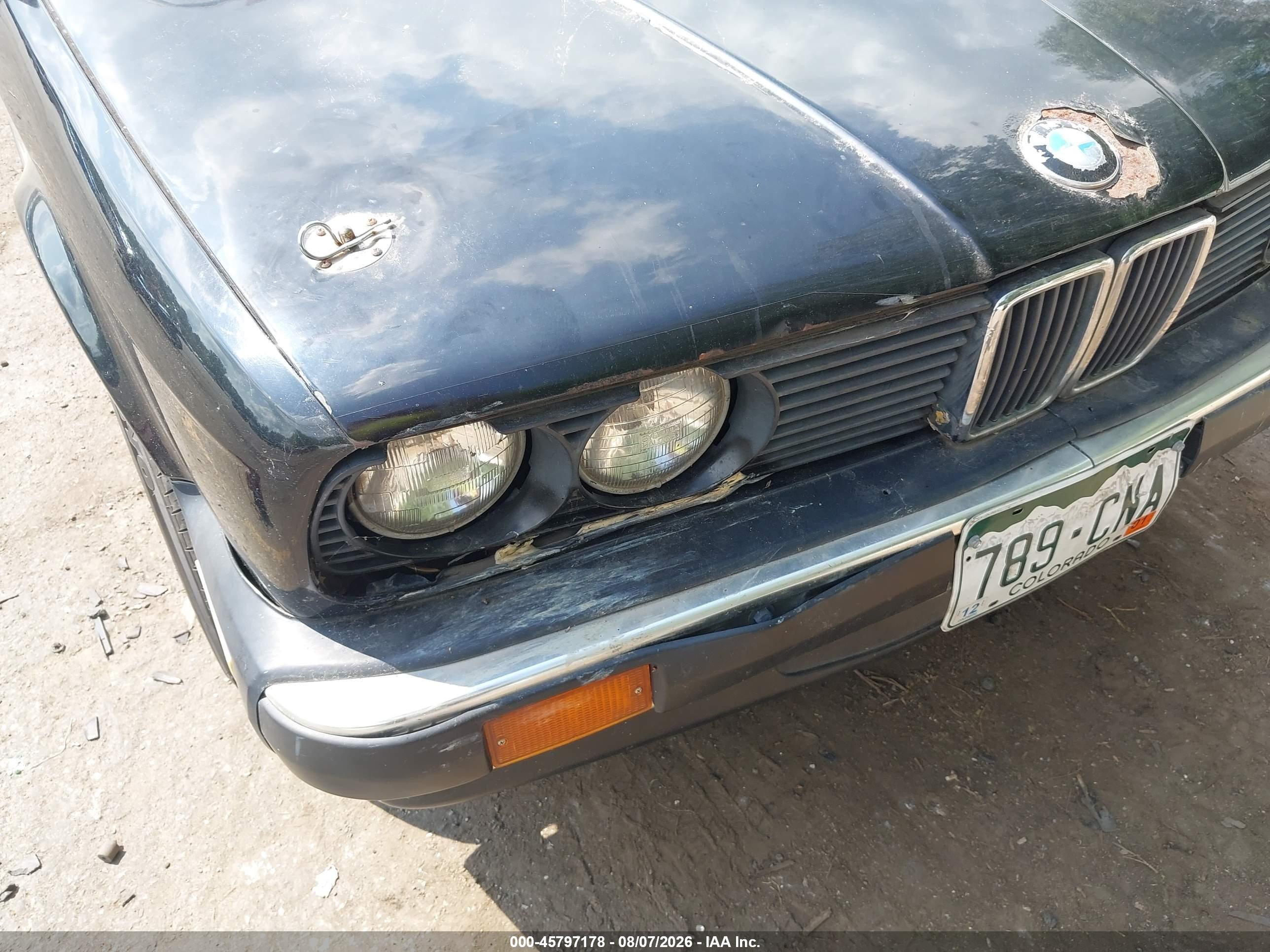 1989 Bmw 325 I Automatic Dark Brown vin: WBABB2306K8863879