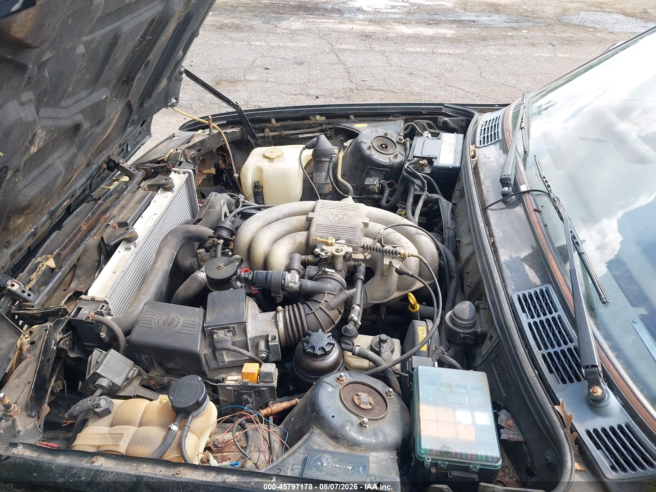 1989 Bmw 325 I Automatic Dark Brown vin: WBABB2306K8863879