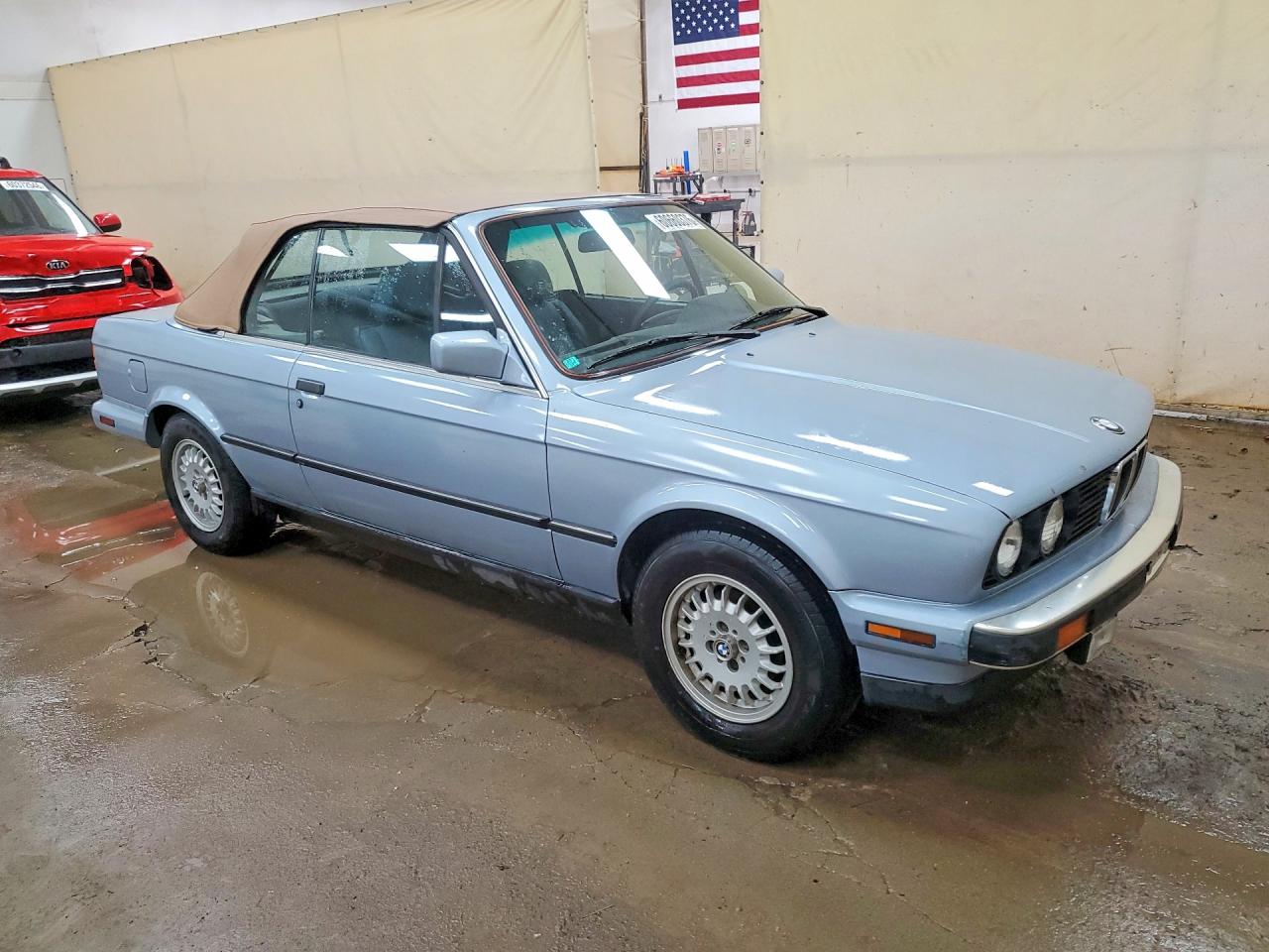 1990 Bmw 325 Ic Automatic Blue vin: WBABB2316LEC23136