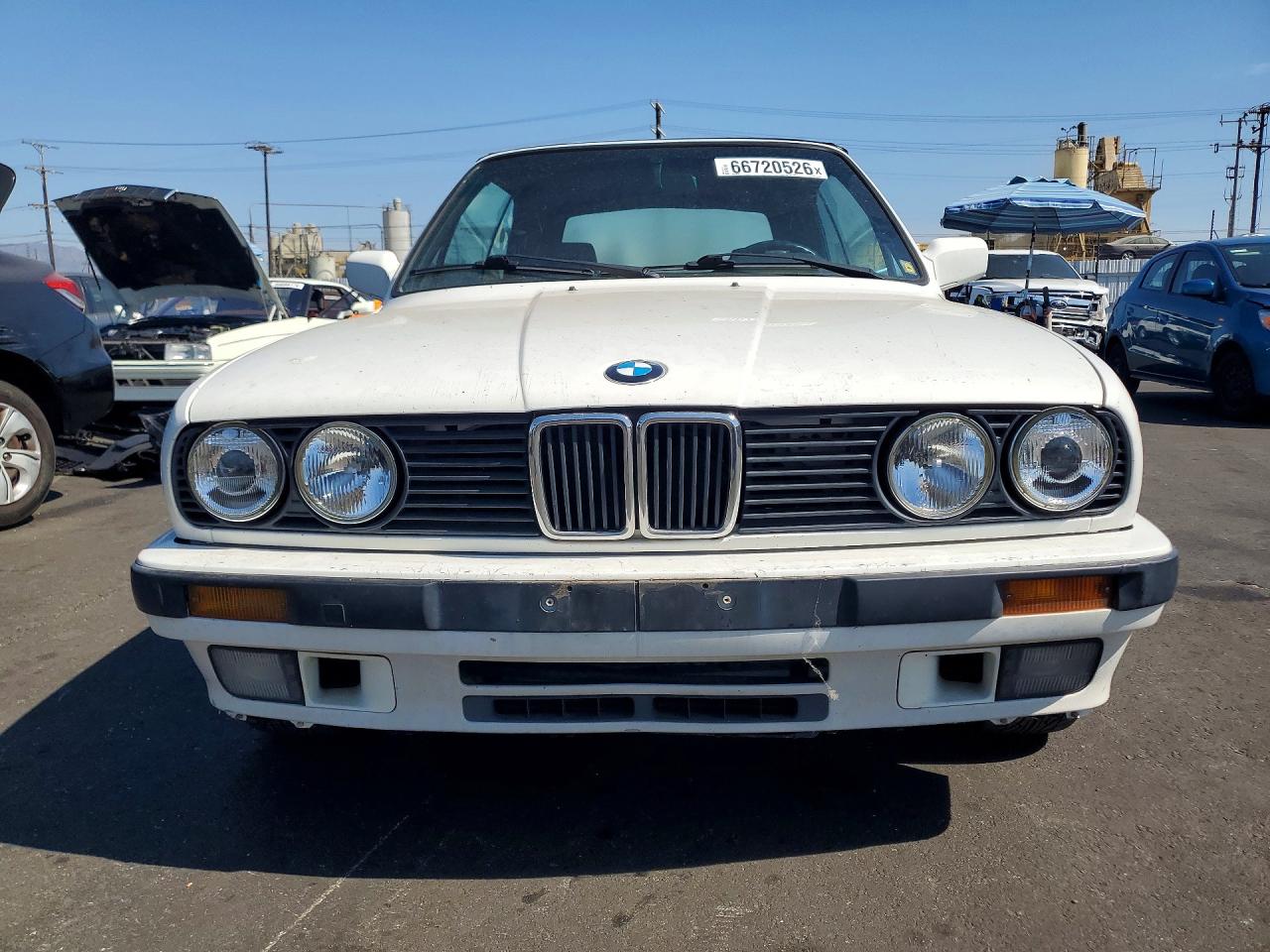 1992 Bmw 325 Ic Automatic White vin: WBABB2317NEC27599