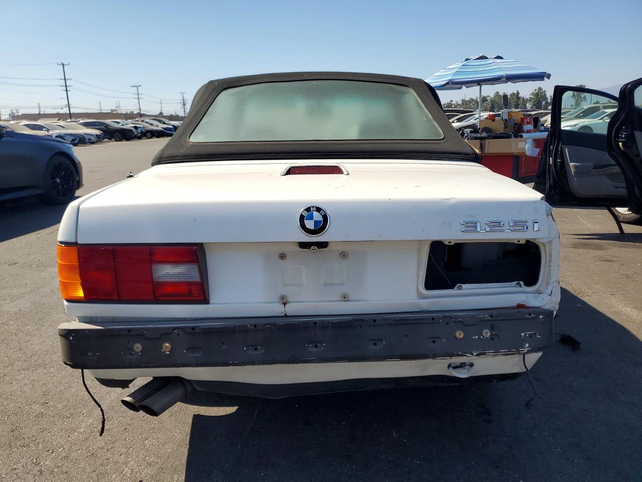 1992 Bmw 325 Ic Automatic White vin: WBABB2317NEC27599