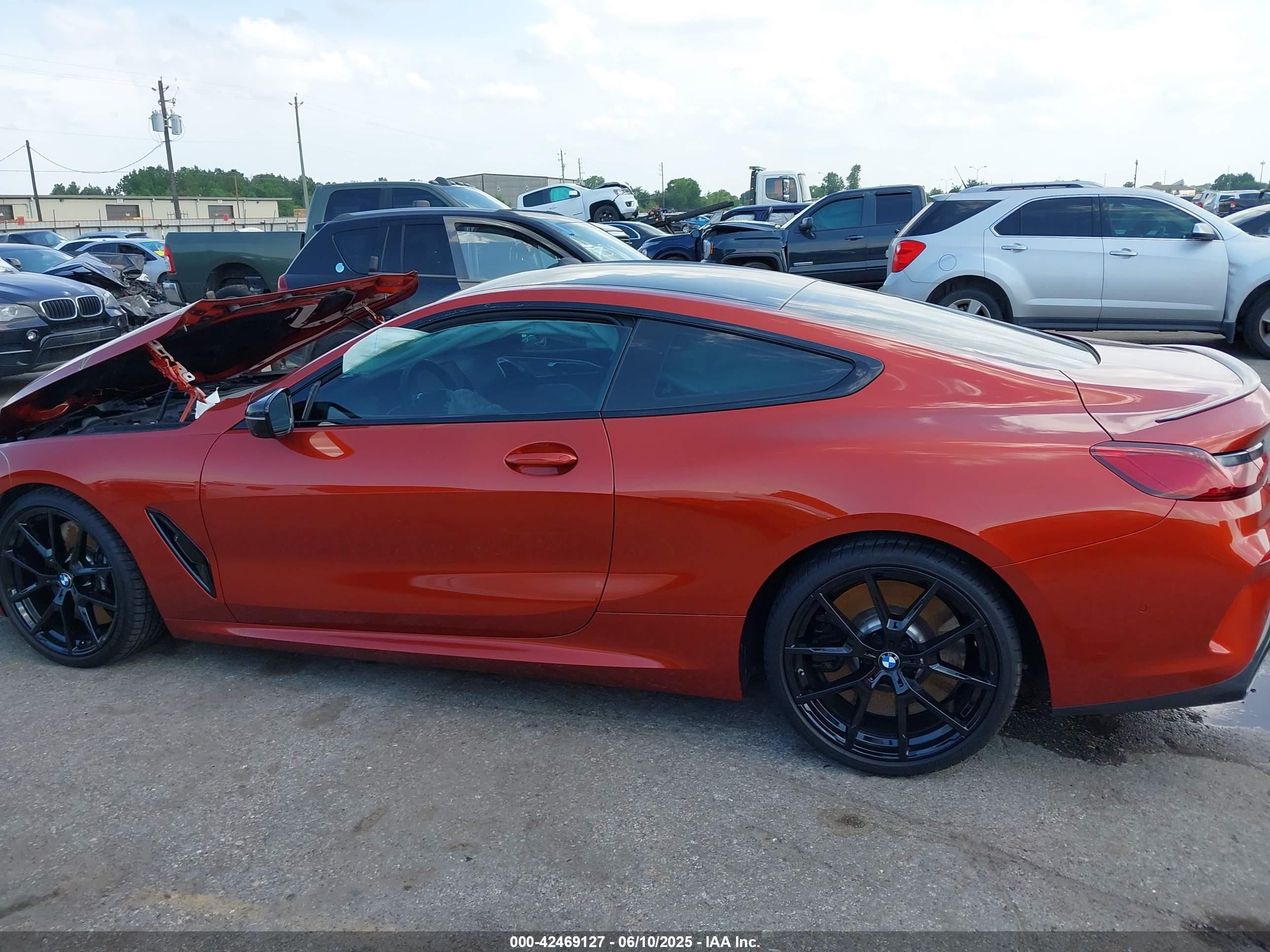 2022 Bmw M850i Xdrive Orange vin: WBABC4C05NCH21665
