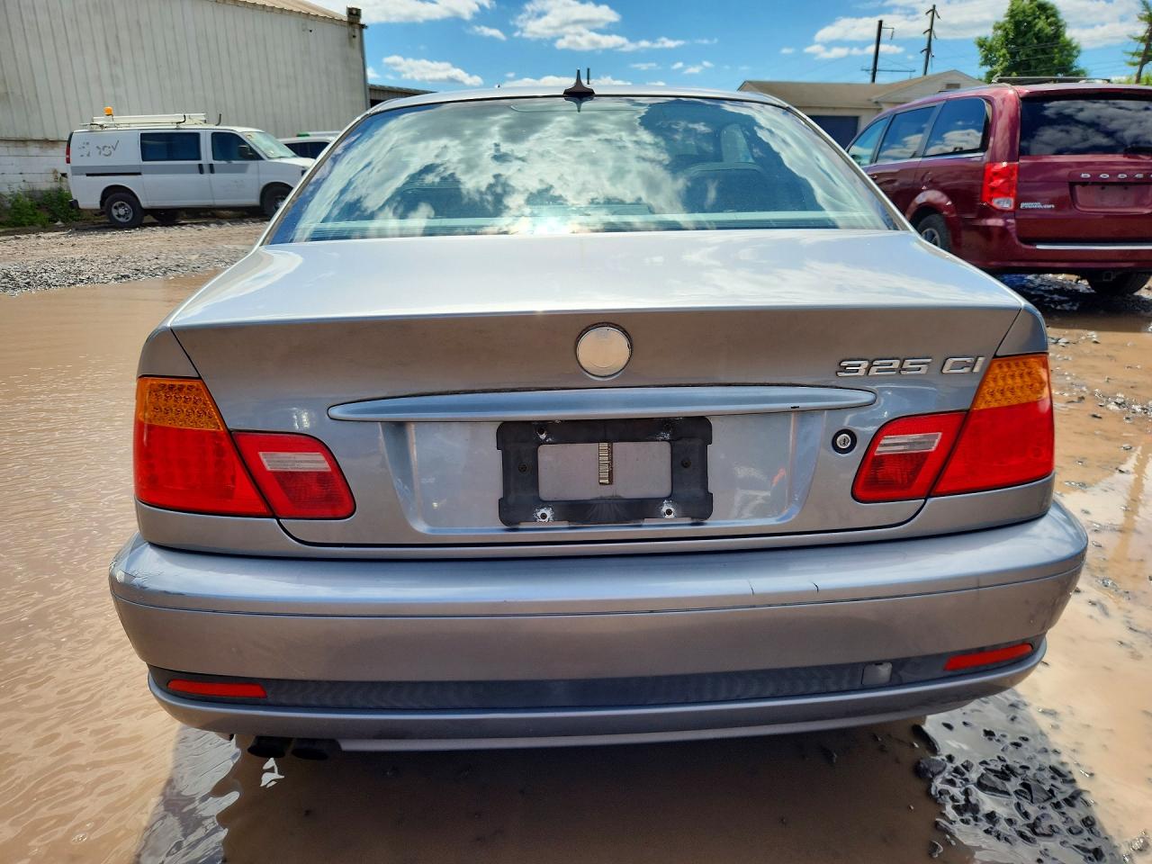 2004 Bmw 325 Ci Gray vin: WBABD33414PL02341