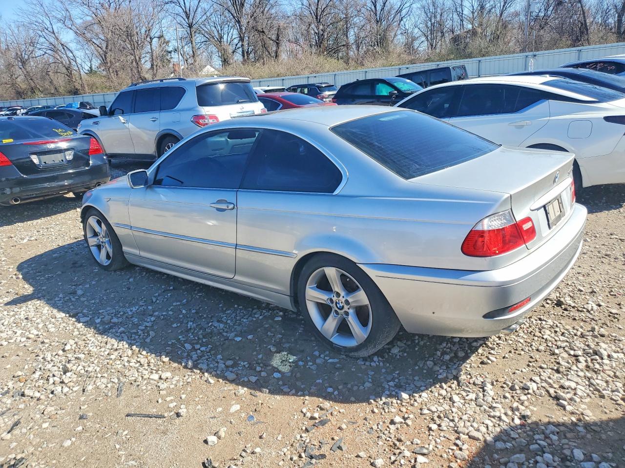 2005 Bmw 325 Ci Silver vin: WBABD33415PL08125