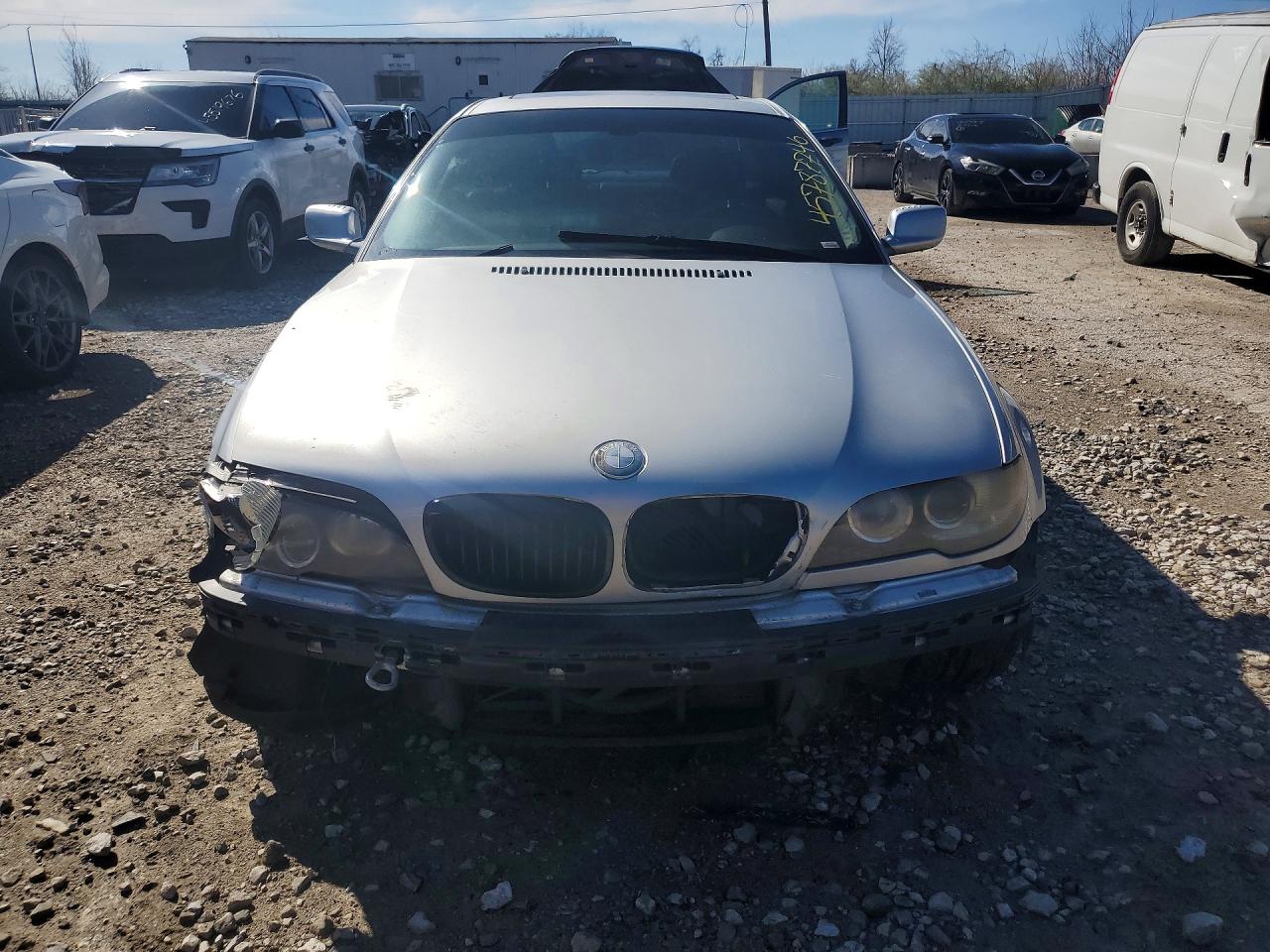 2005 Bmw 325 Ci Silver vin: WBABD33415PL08125