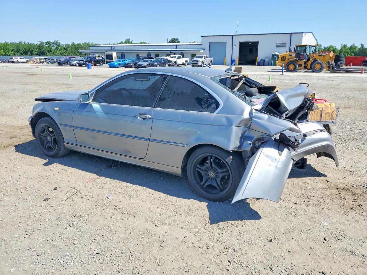 2005 Bmw 325 Ci Gray vin: WBABD33425PL06917