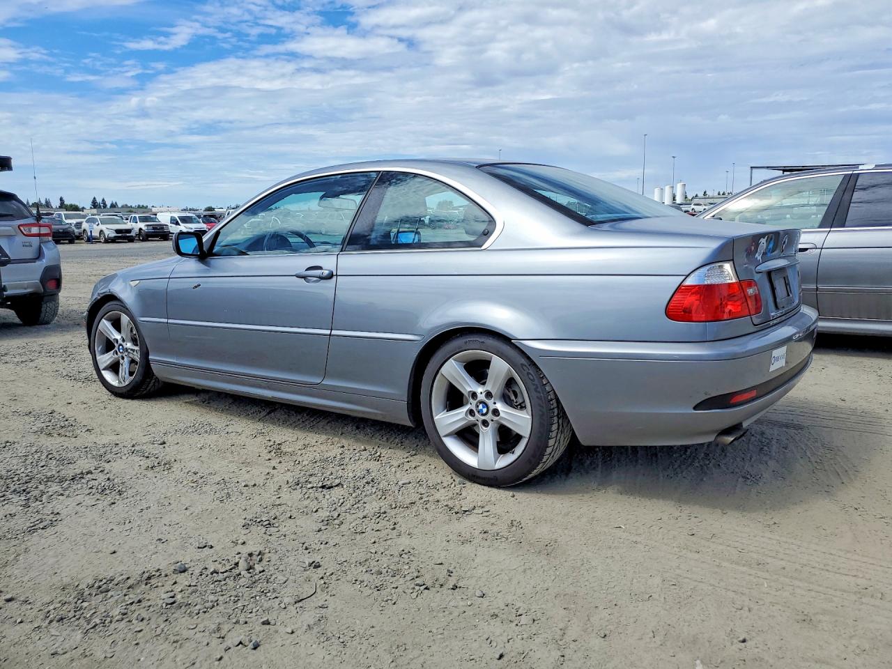 2005 Bmw 325 Ci Gray vin: WBABD33445JY98887