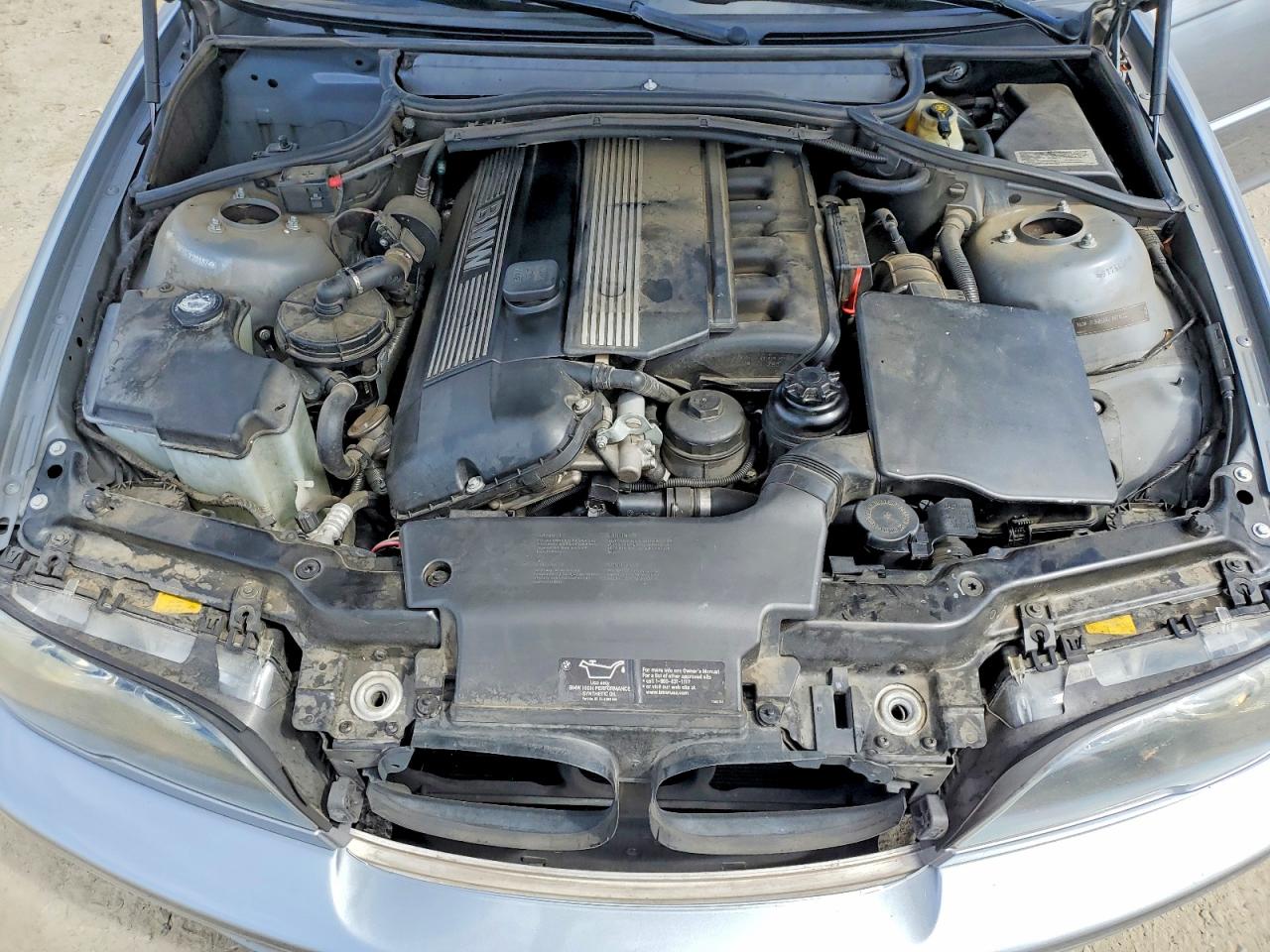 2005 Bmw 325 Ci Gray vin: WBABD33445JY98887