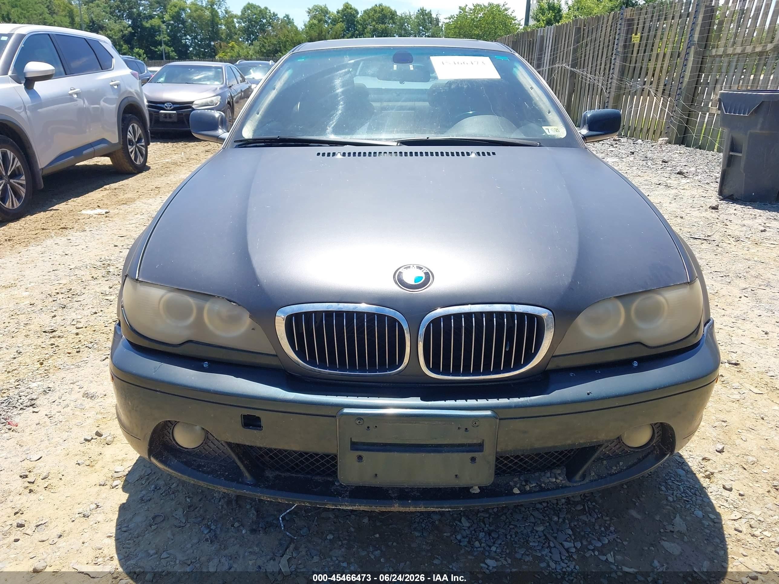 2004 Bmw 325ci   Green vin: WBABD33454PL03265