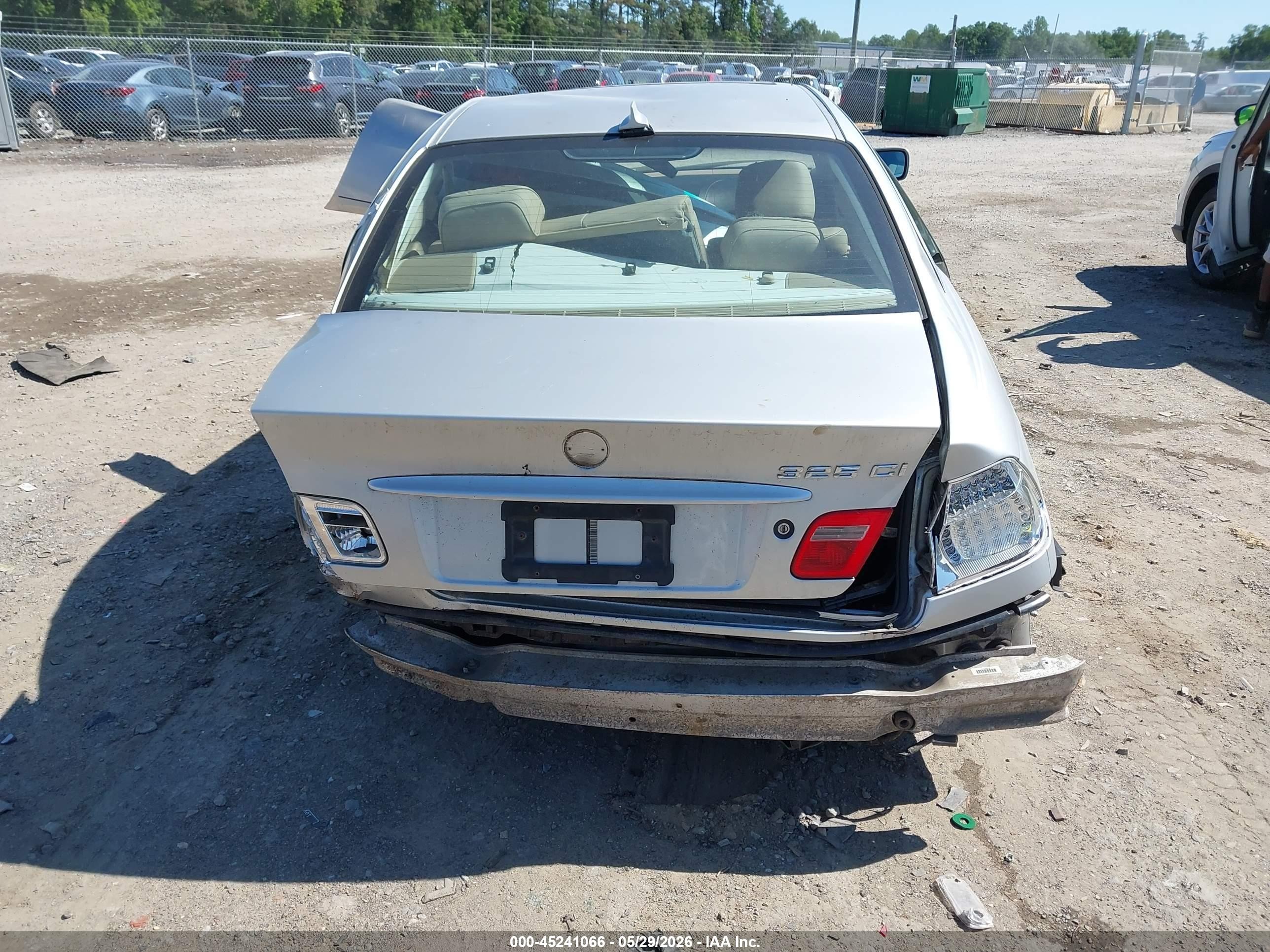 2005 Bmw 325ci   Silver vin: WBABD33465PL08430