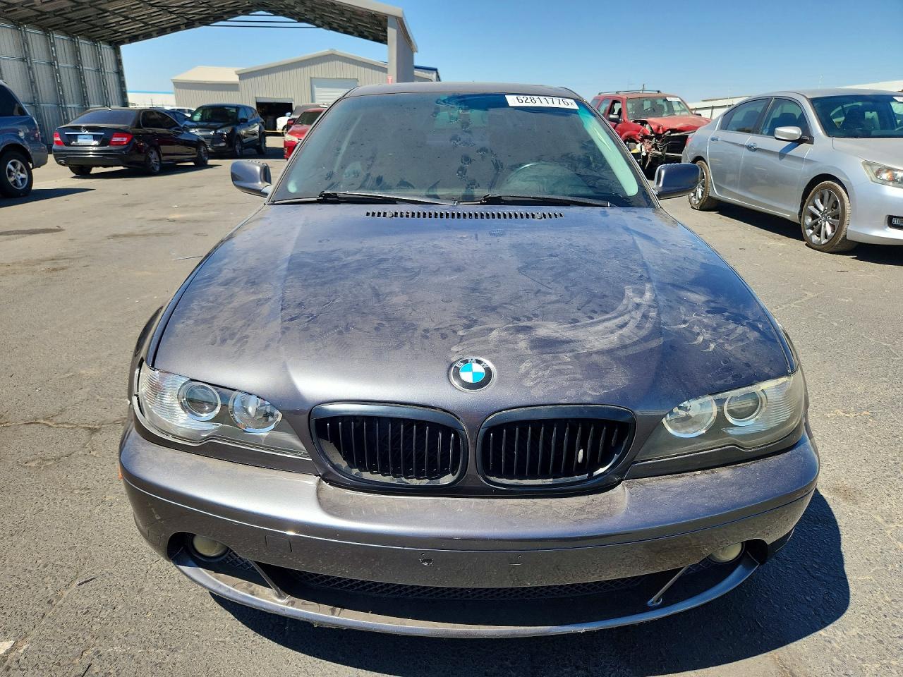 2006 Bmw 325 Ci Серый vin: WBABD33466PL08879