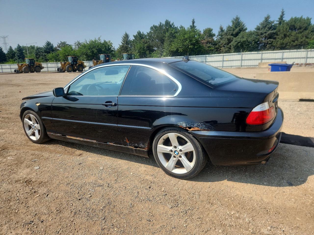 2004 Bmw 325 Ci Black vin: WBABD33484PL04796