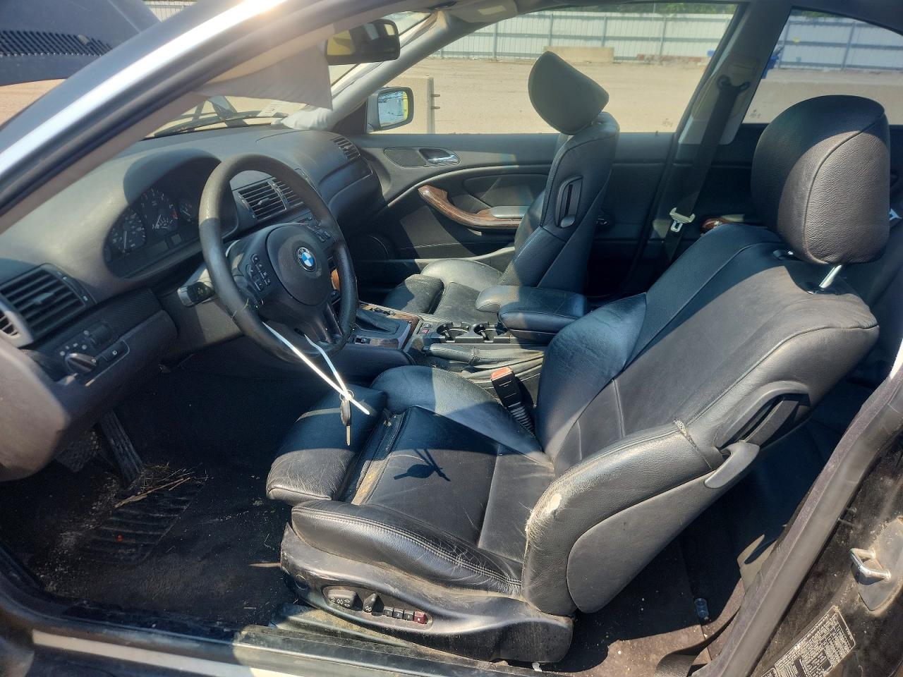 2004 Bmw 325 Ci Black vin: WBABD33484PL04796
