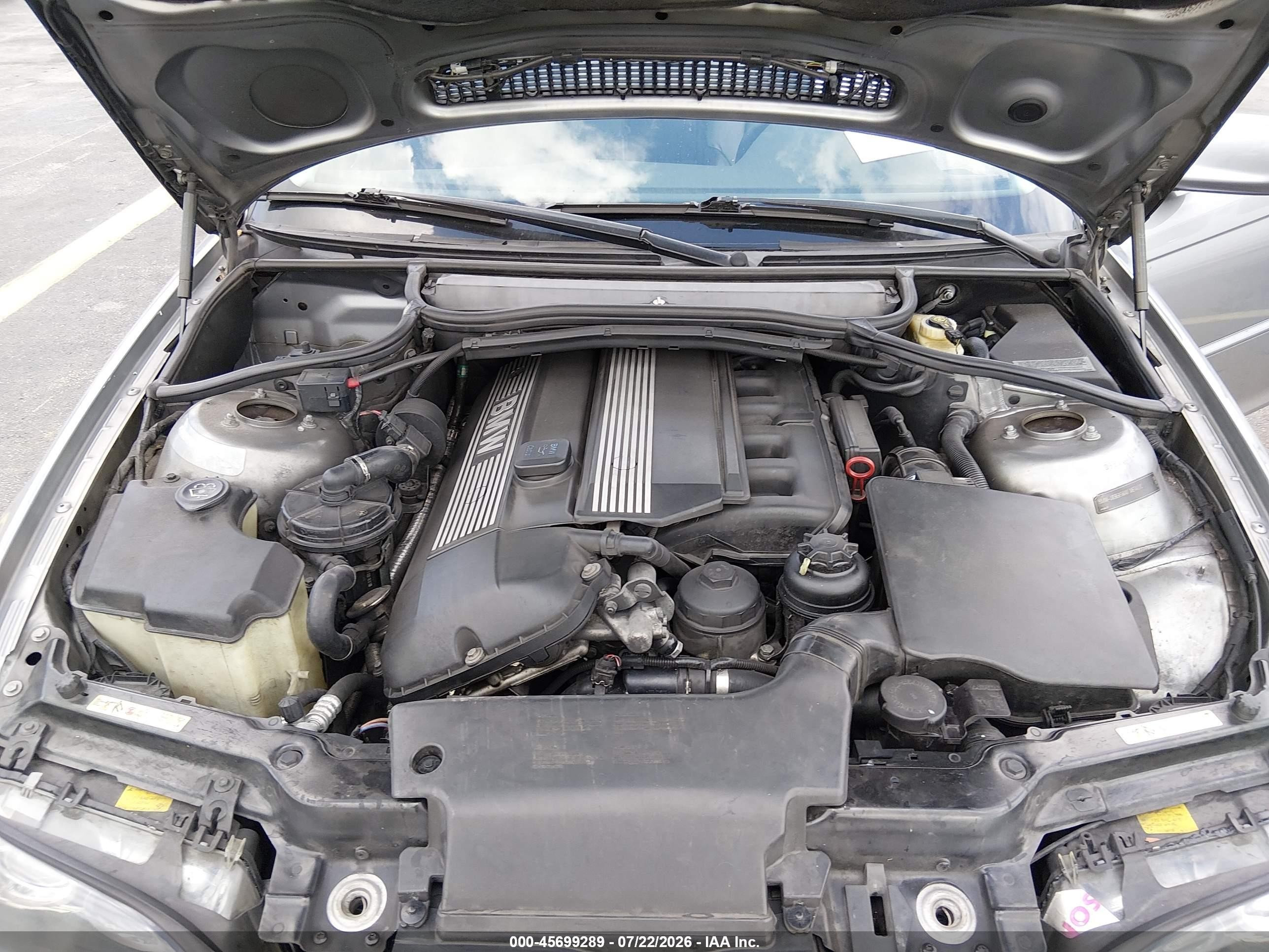 2004 Bmw 325ci   Gray vin: WBABD33494JY97684