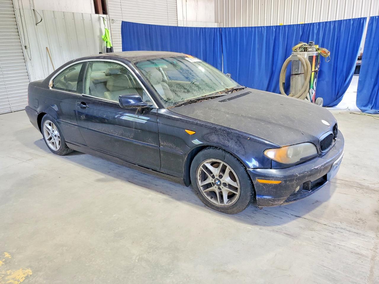 2004 Bmw 3-series 325ci 2d Co Blue vin: WBABD334X4JY97371