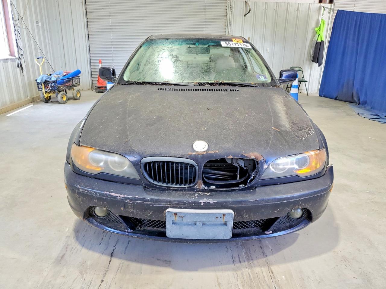 2004 Bmw 3-series 325ci 2d Co Blue vin: WBABD334X4JY97371