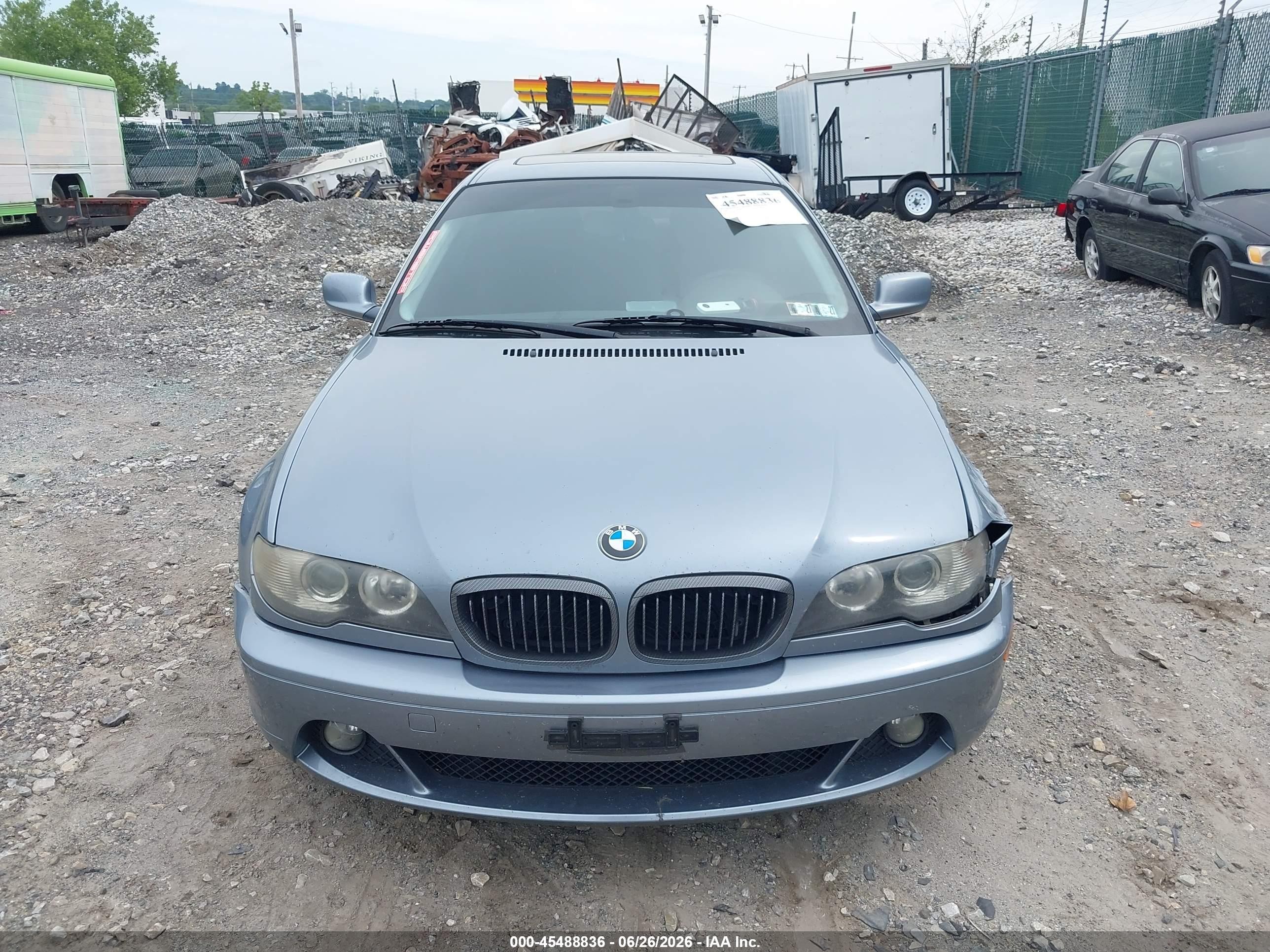 2006 Bmw 330ci   Light Blue vin: WBABD53406PL17704