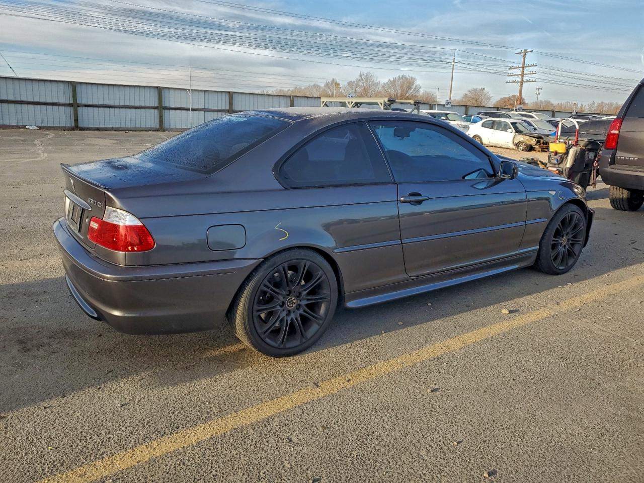 2005 Bmw 330 Ci Gray vin: WBABD53415PL17242