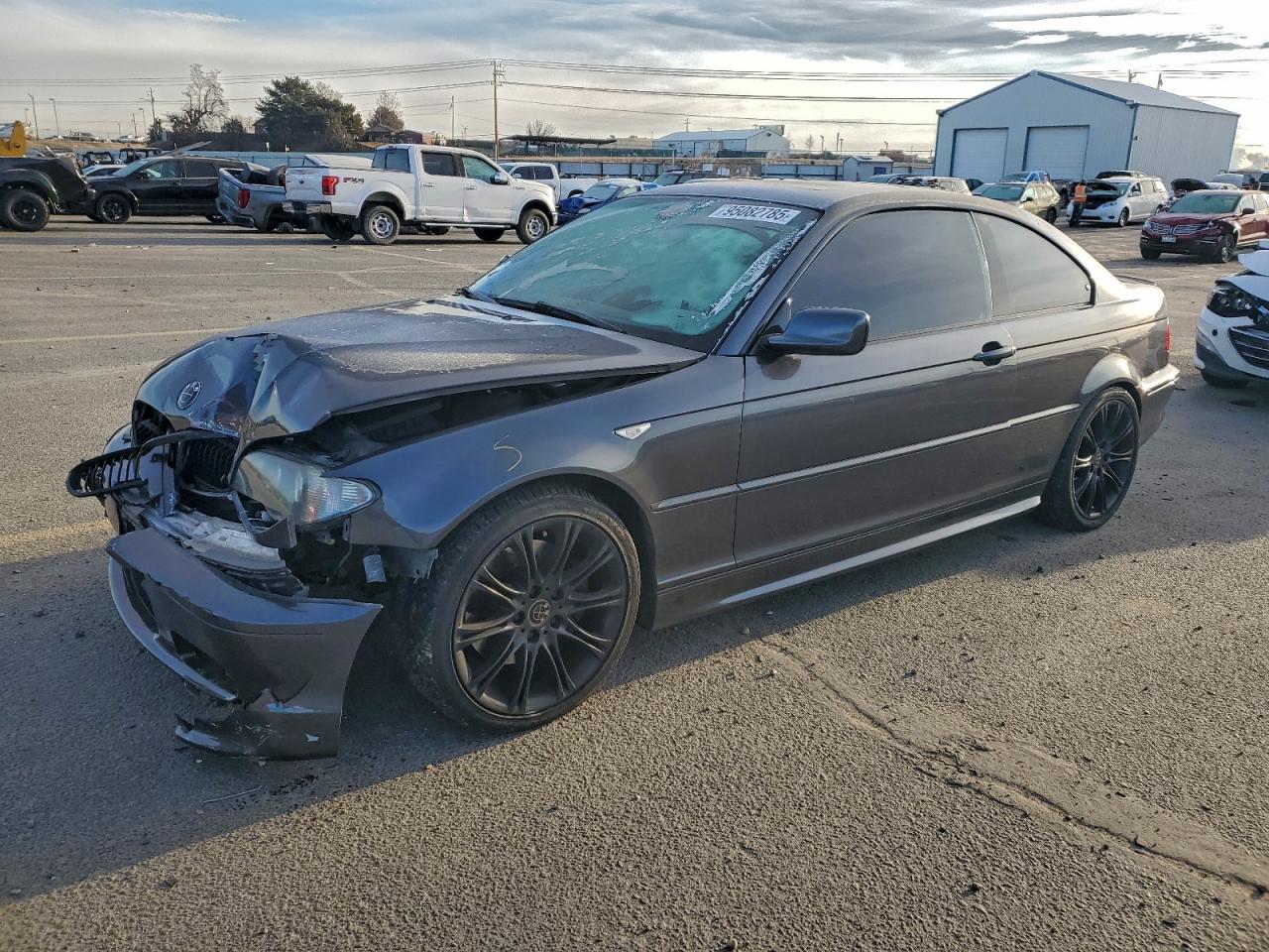 2005 Bmw 330 Ci Gray vin: WBABD53415PL17242