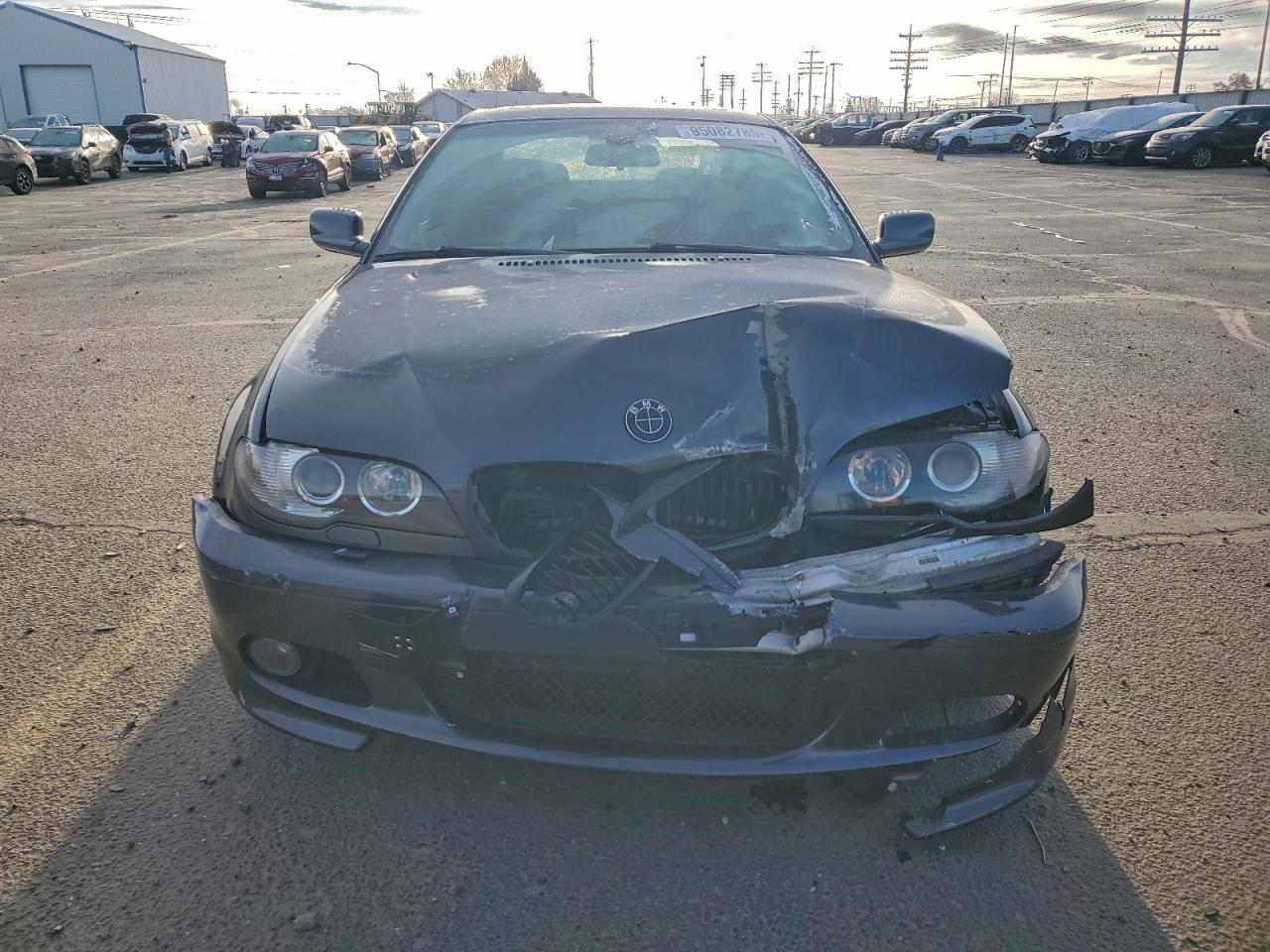 2005 Bmw 330 Ci Gray vin: WBABD53415PL17242
