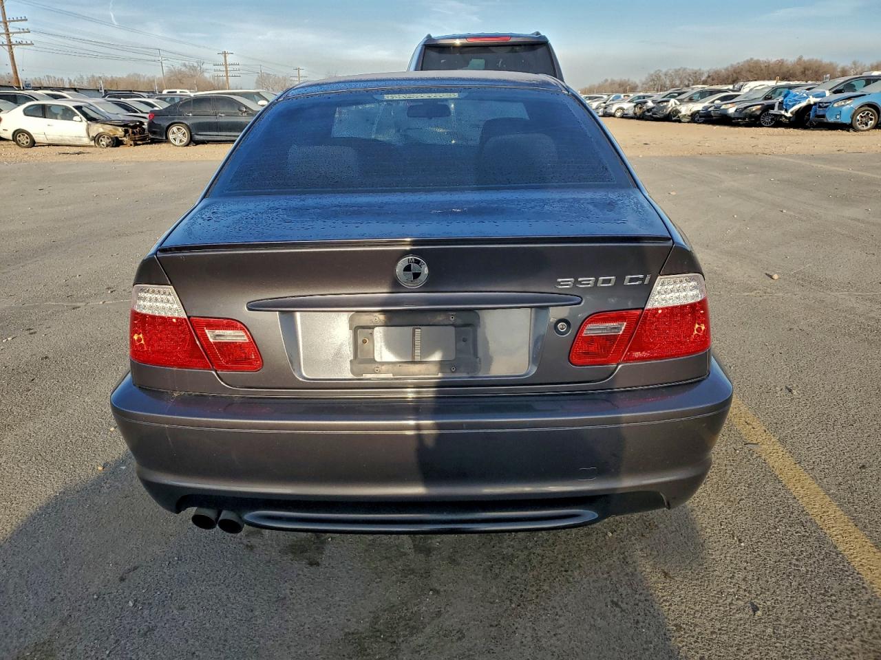2005 Bmw 330 Ci Gray vin: WBABD53415PL17242