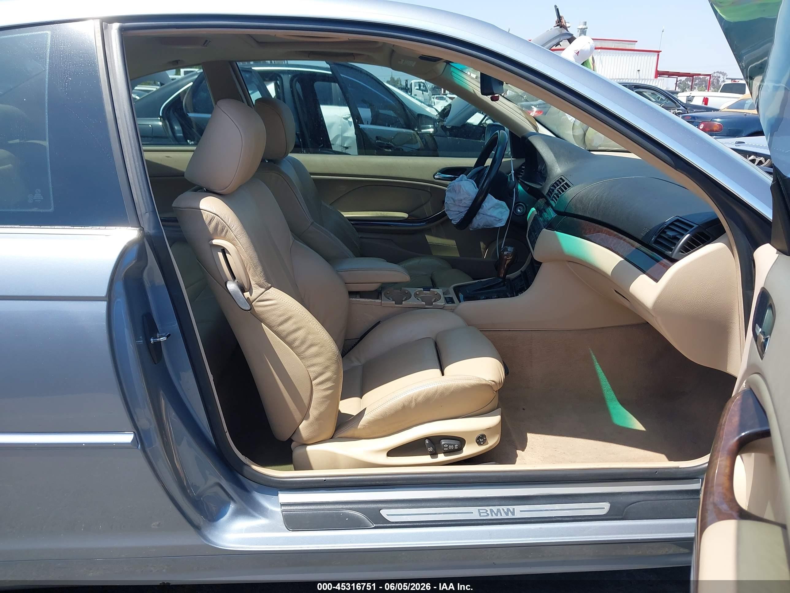 2006 Bmw 330ci   Light Blue vin: WBABD53416PL18375