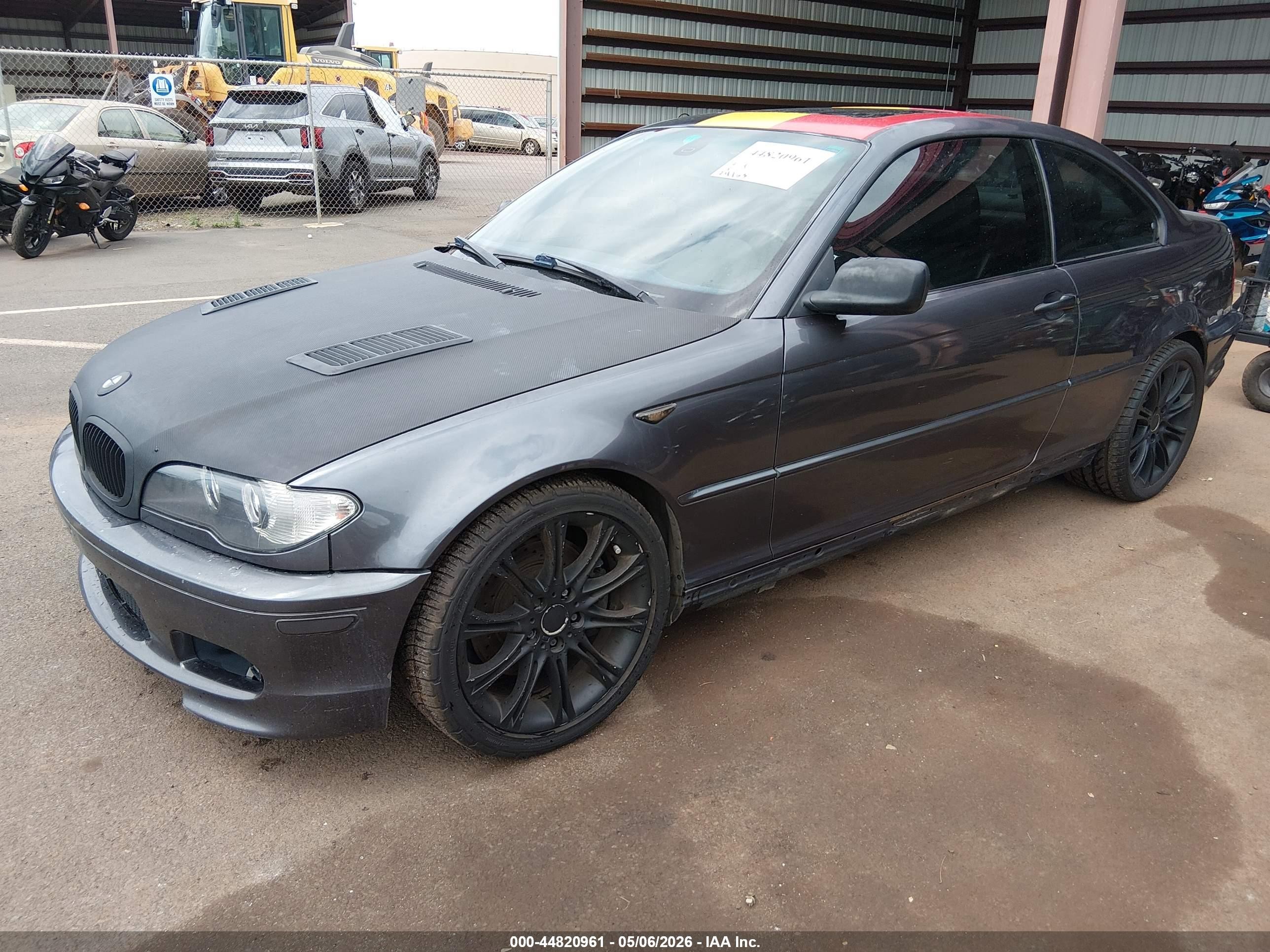 2006 Bmw 330ci   Gray vin: WBABD53436PL18359