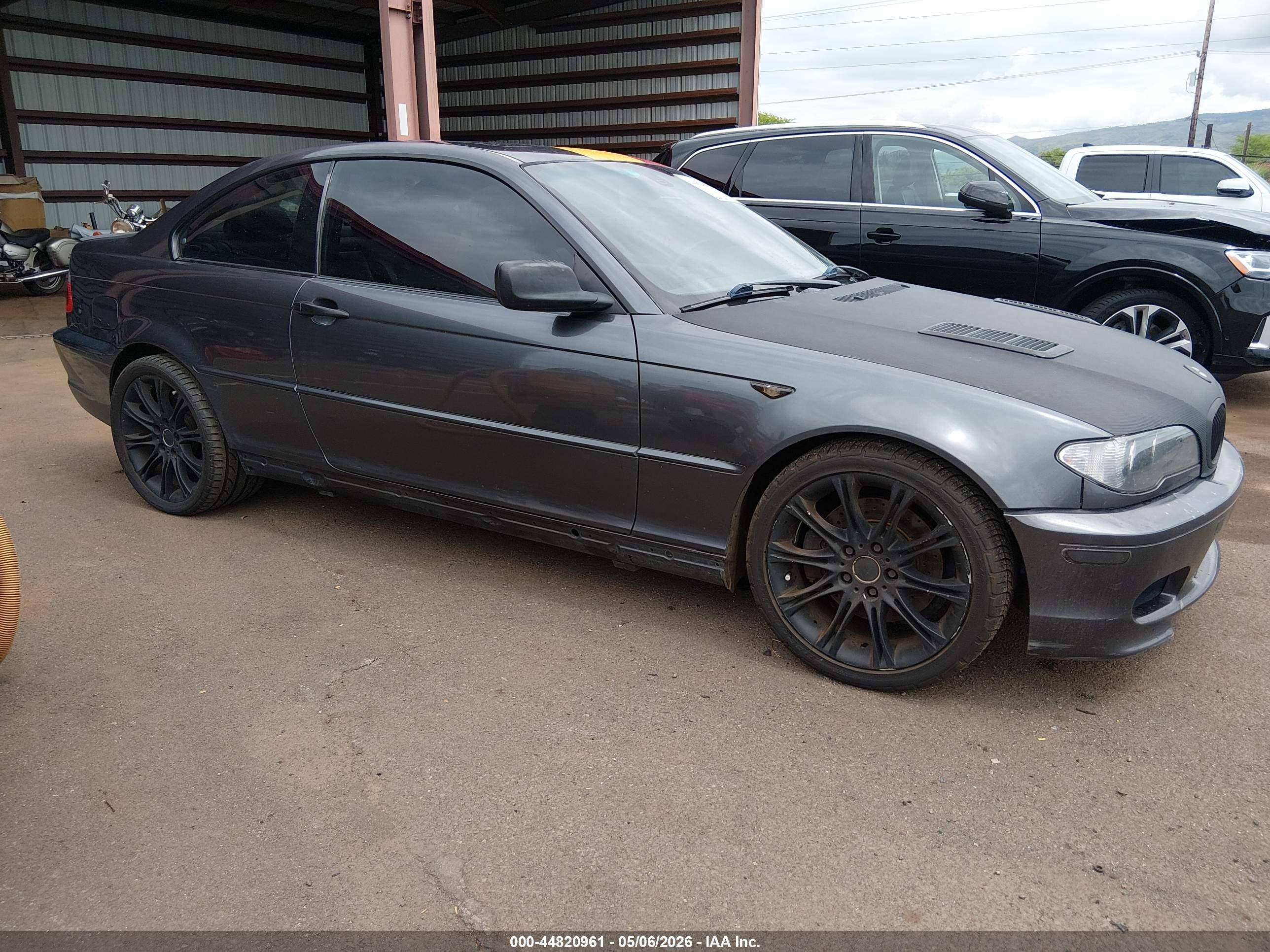 2006 Bmw 330ci   Gray vin: WBABD53436PL18359