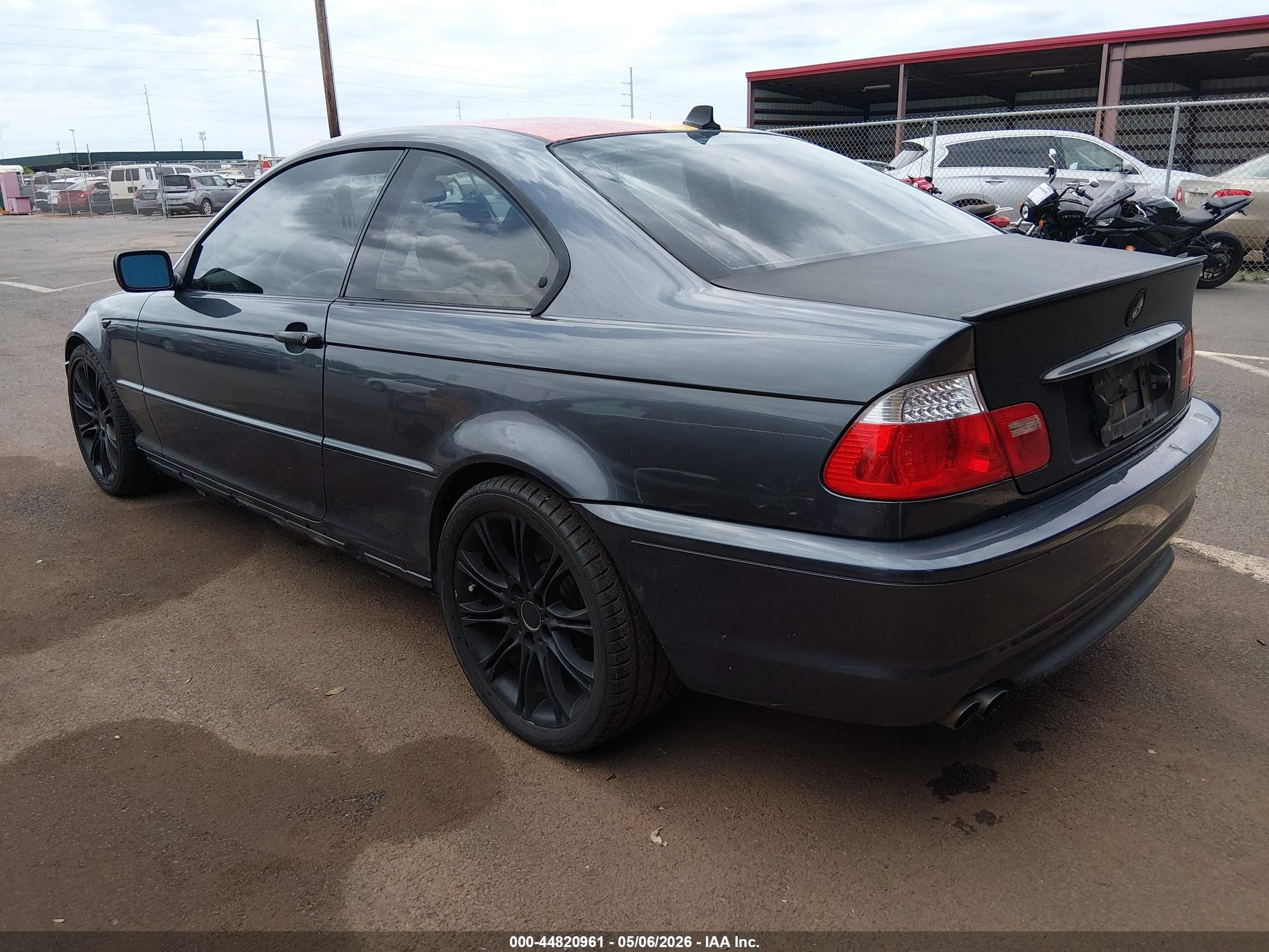 2006 Bmw 330ci   Gray vin: WBABD53436PL18359