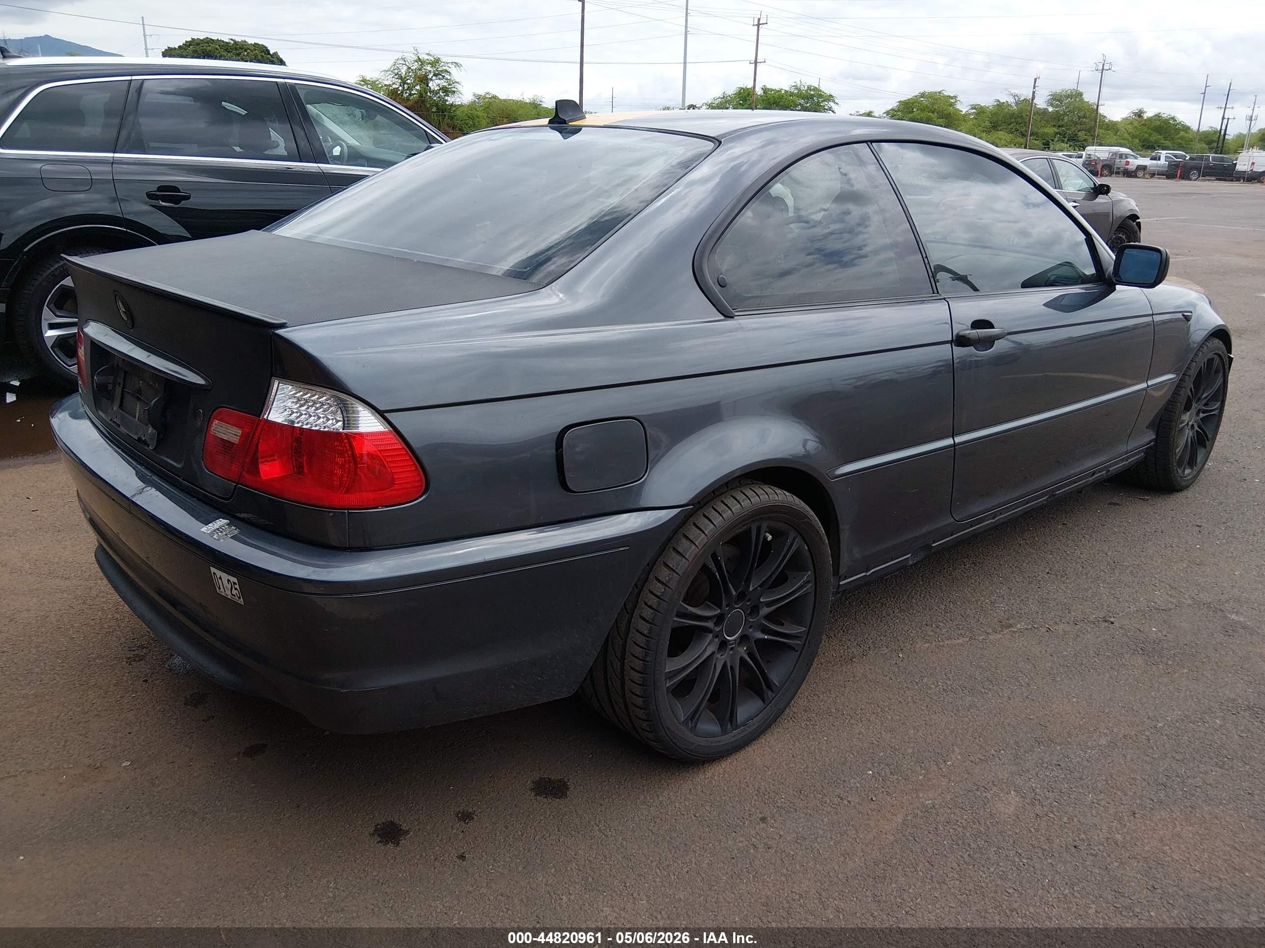 2006 Bmw 330ci   Gray vin: WBABD53436PL18359
