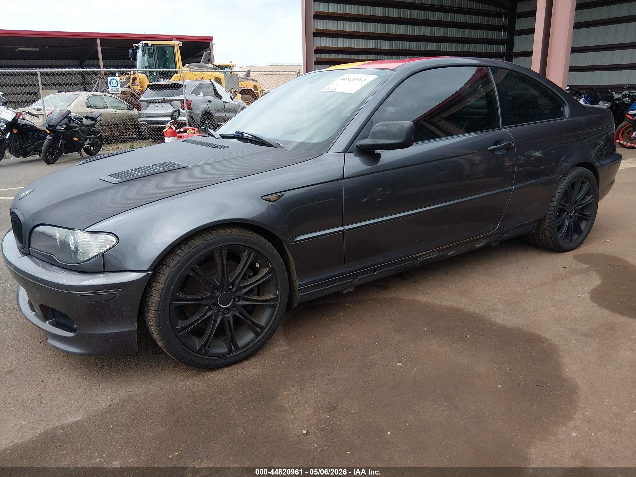 2006 Bmw 330ci   Gray vin: WBABD53436PL18359