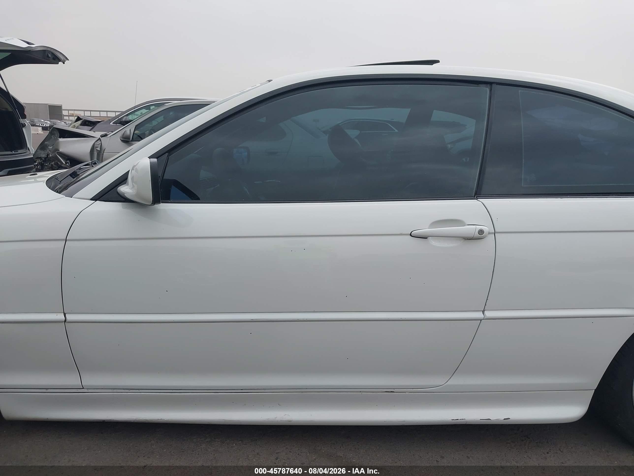 2004 Bmw 330ci White vin: WBABD53464PD97591