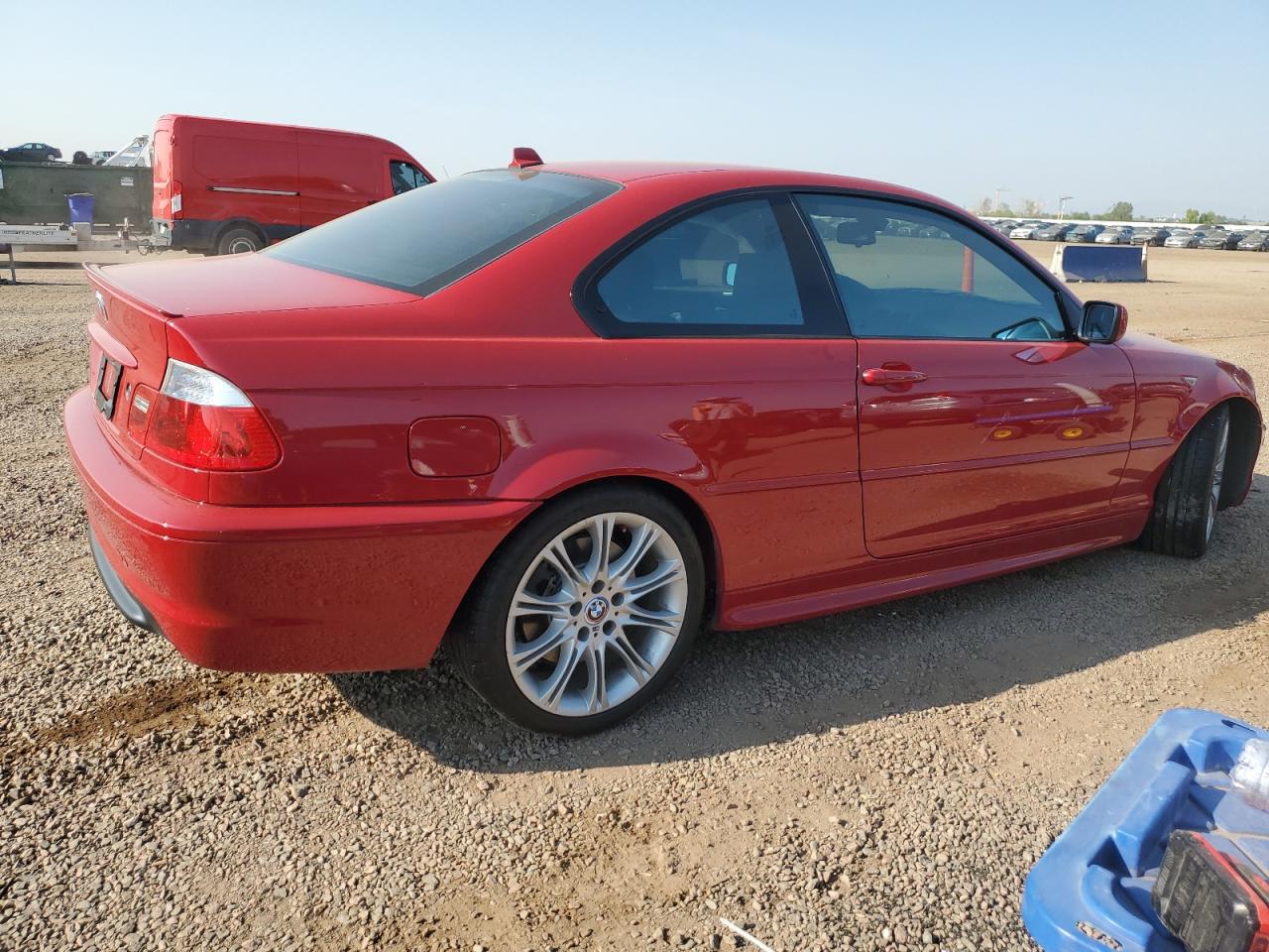 2004 Bmw 330 Ci Red vin: WBABD53484PD98533