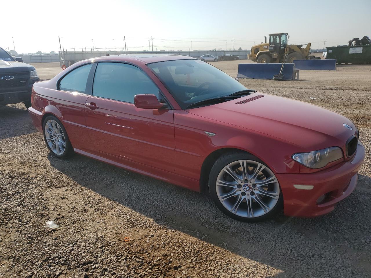 2004 Bmw 330 Ci Red vin: WBABD53484PD98533
