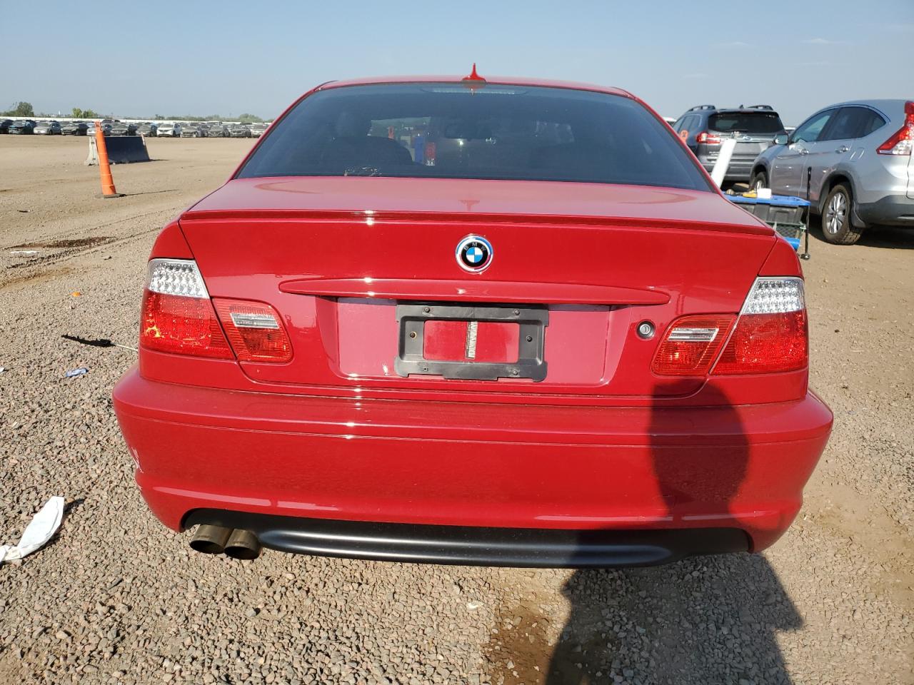 2004 Bmw 330 Ci Red vin: WBABD53484PD98533