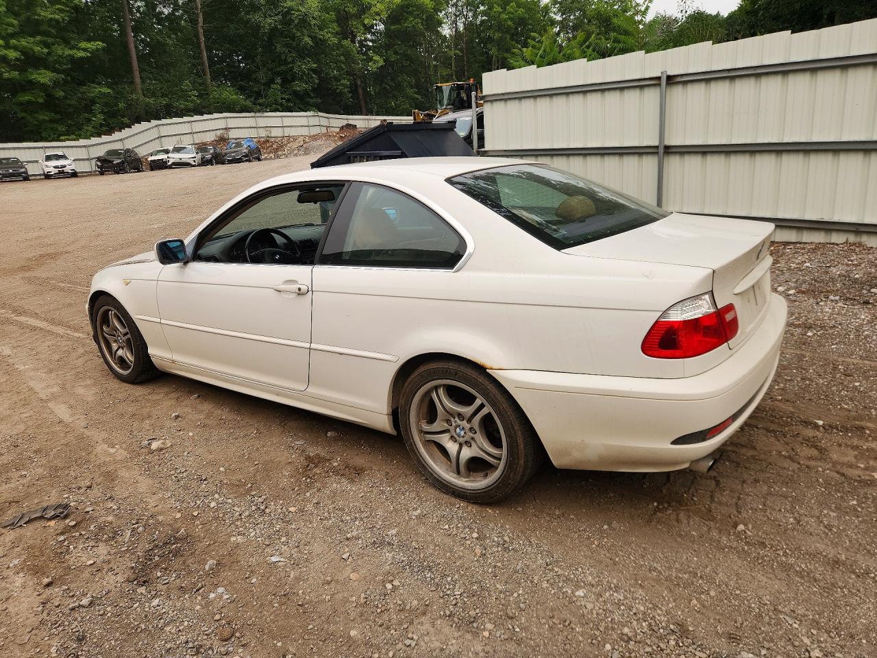 2005 Bmw 330 Ci White vin: WBABD53485PD99750