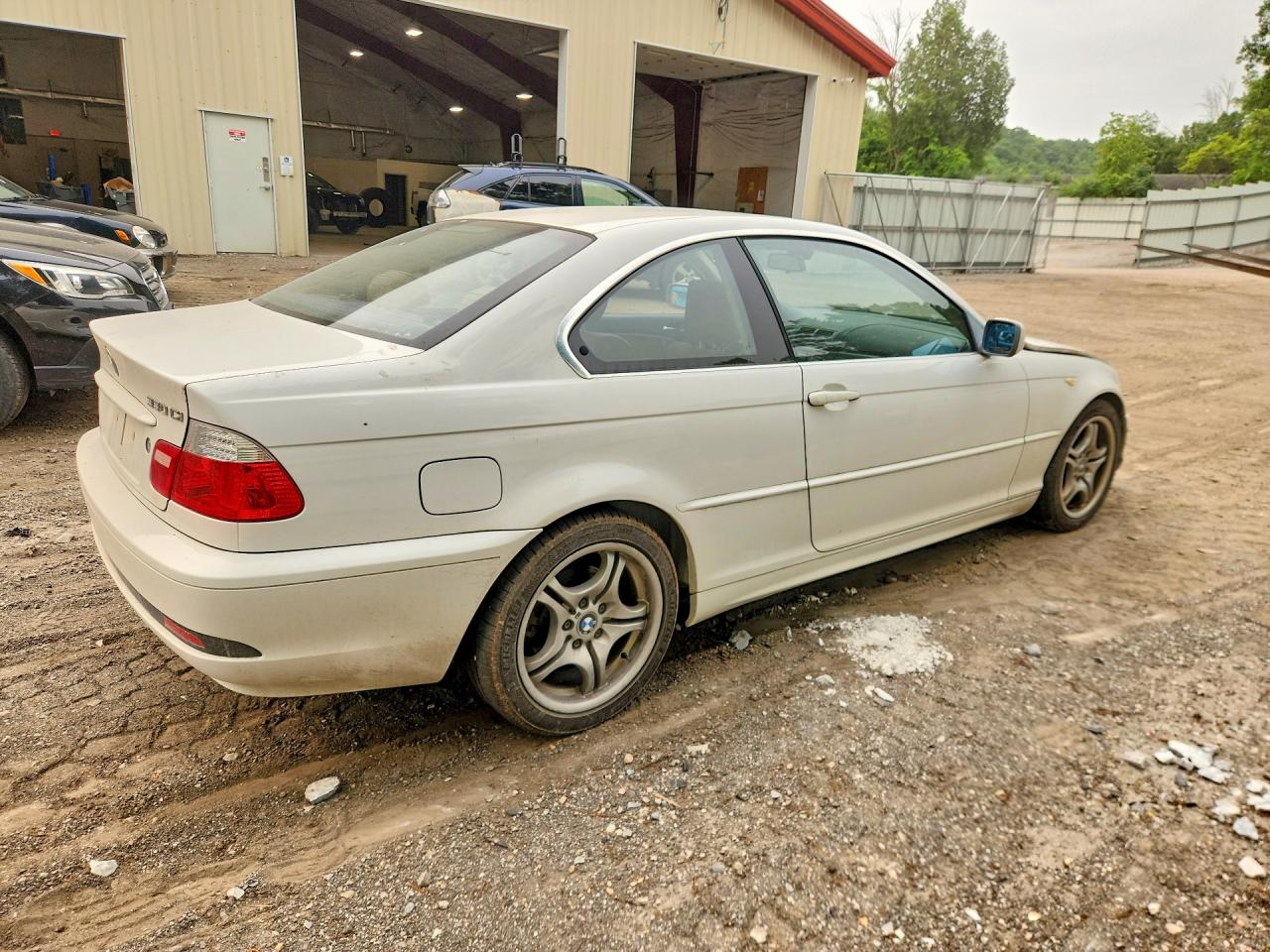 2005 Bmw 330 Ci White vin: WBABD53485PD99750