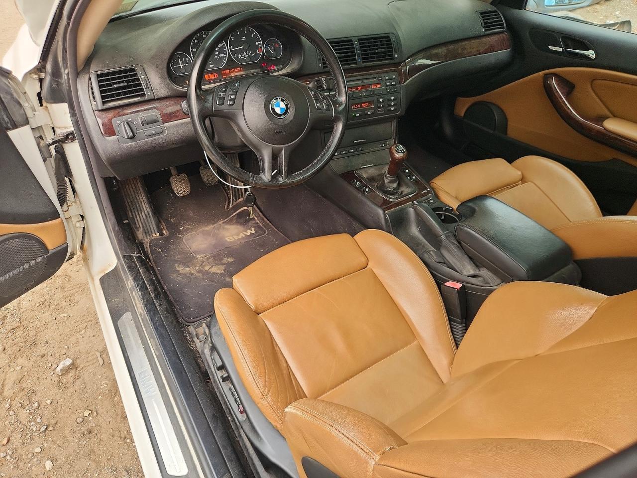 2005 Bmw 330 Ci White vin: WBABD53485PD99750