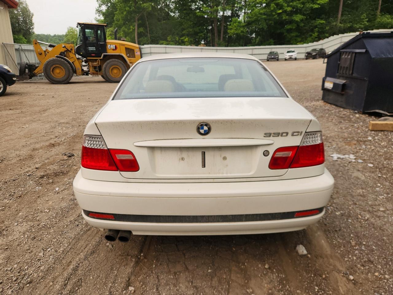 2005 Bmw 330 Ci White vin: WBABD53485PD99750