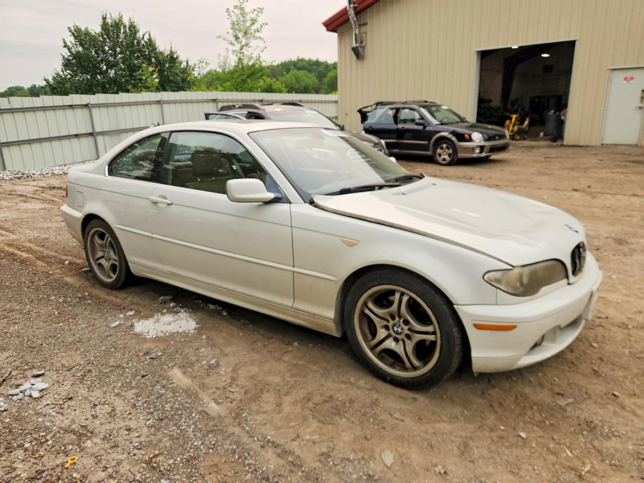 2005 Bmw 330 Ci White vin: WBABD53485PD99750