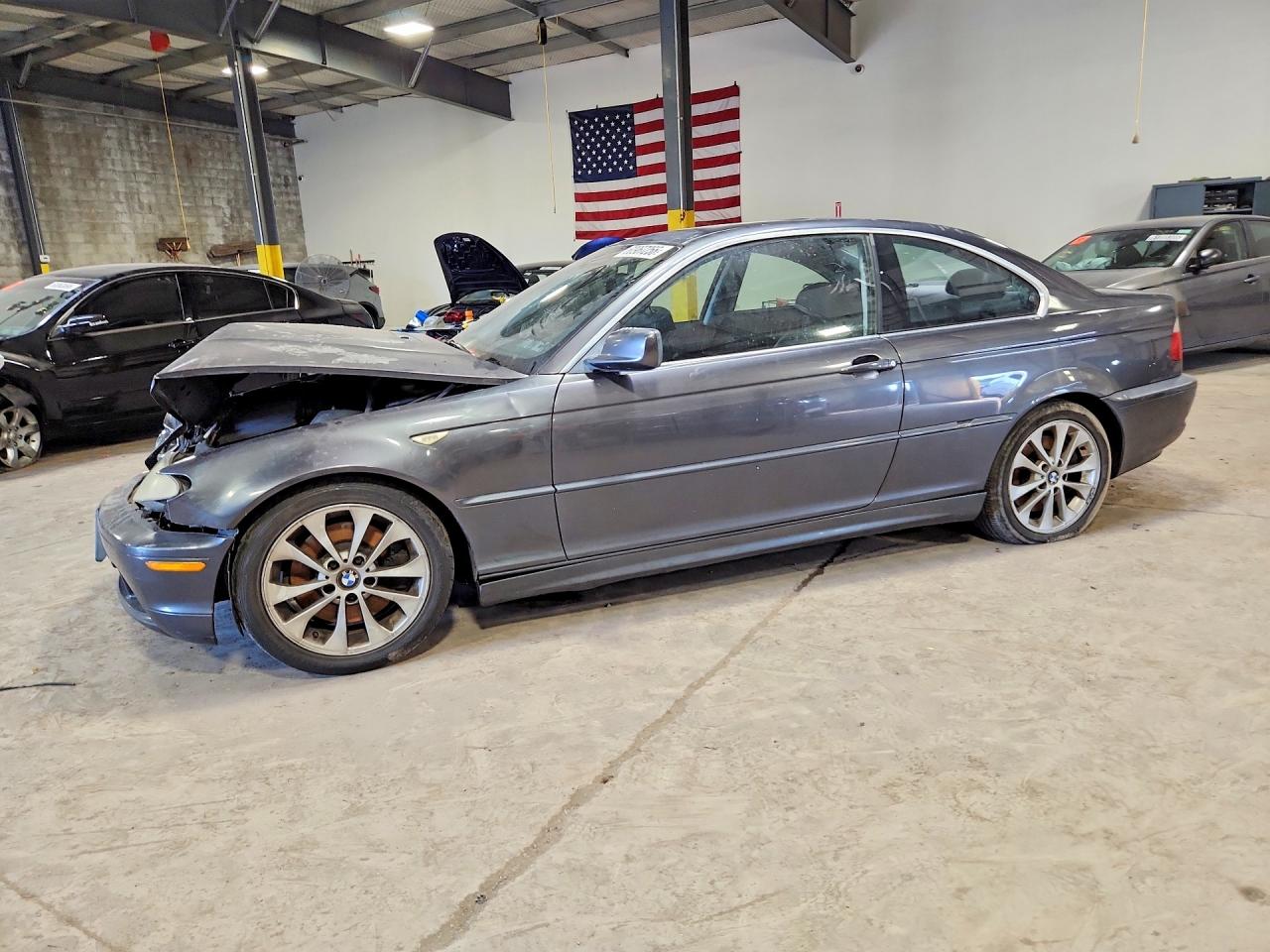 2005 Bmw 330 Ci Gray vin: WBABD53485PL15780